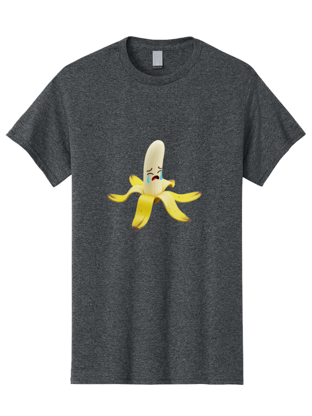 Crying-Banana-4 Men'S Graphic Tee, 100% Cotton, Comfortable Casual Summer Wear, Machine Washable, Vintage Camera, Old Camera, Antique Camera, Black Camera, Classic Photography, Photography Equipment, Nostalgic Device, Film Camera, Camera Art Bam145