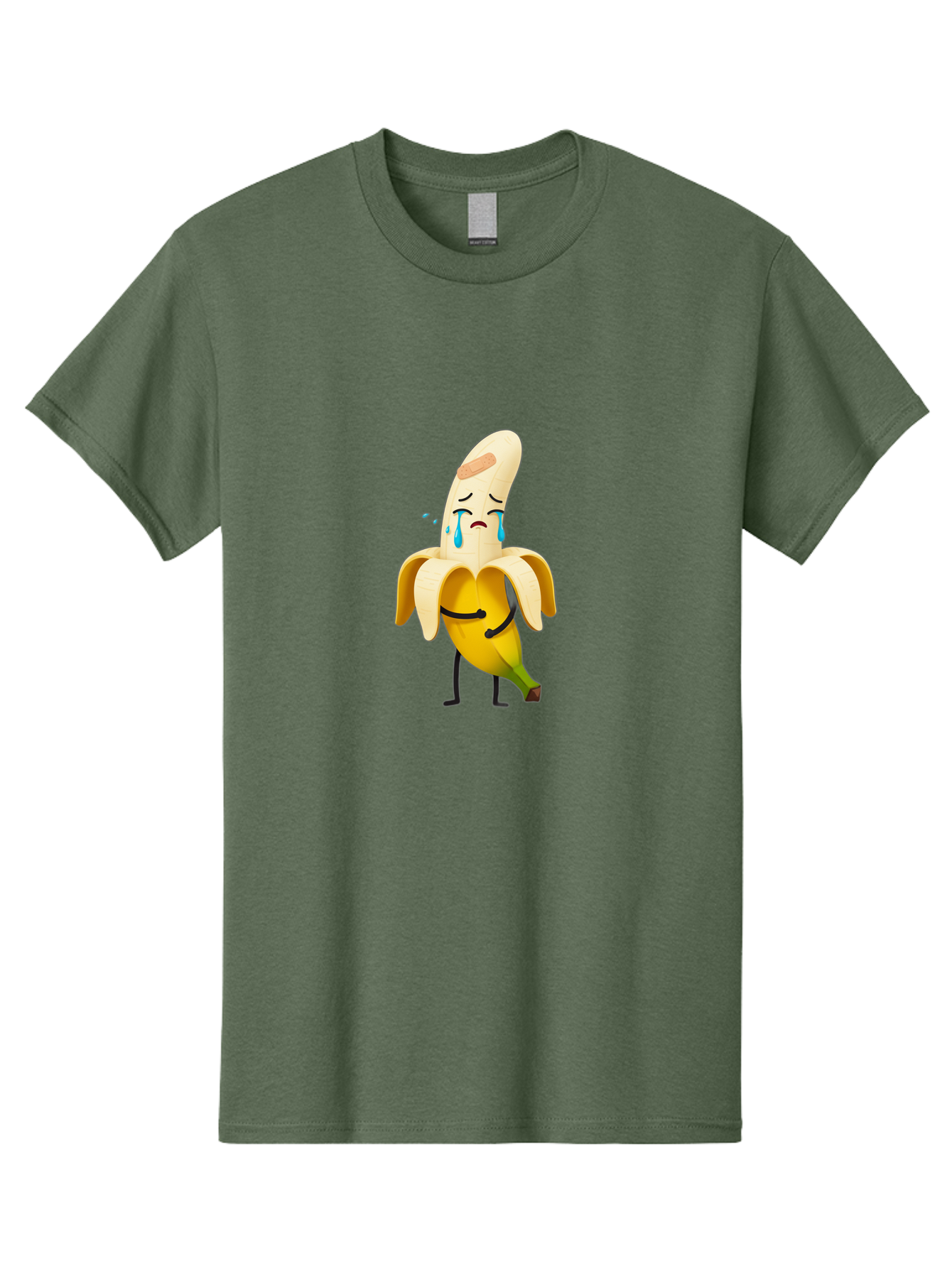 Crying-Banana-5 Men'S Graphic Tee, 100% Cotton, Comfortable Casual Summer Wear, Machine Washable, Vintage Camera, Old Camera, Antique Camera, Black Camera, Classic Photography, Photography Equipment, Nostalgic Device, Film Camera, Camera Art Bam146