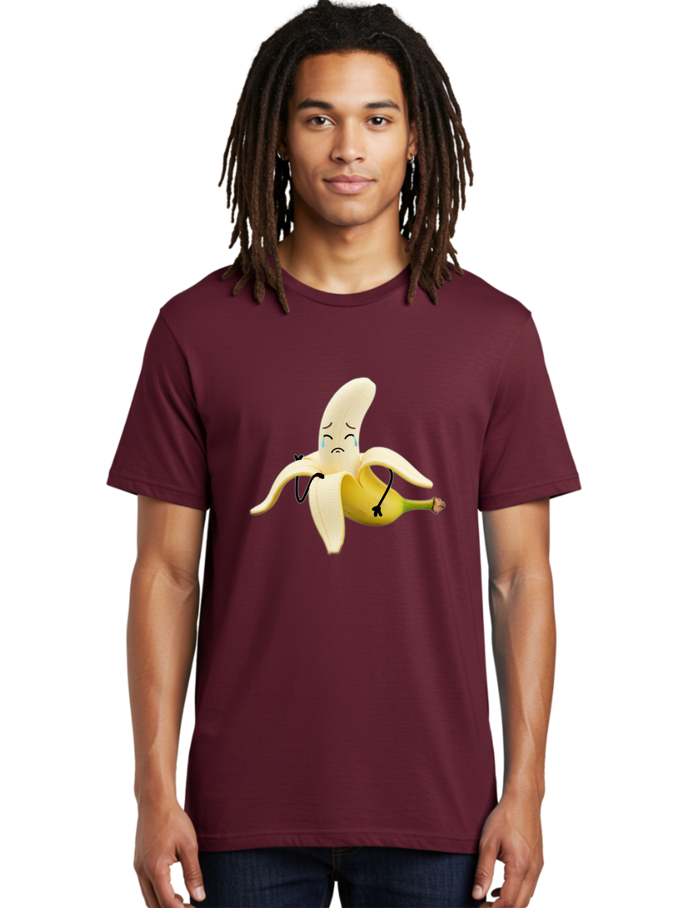Crying-Banana-6 Men'S Graphic Tee, 100% Cotton, Comfortable Casual Summer Wear, Machine Washable, Vintage Camera, Old Camera, Antique Camera, Black Camera, Classic Photography, Photography Equipment, Nostalgic Device, Film Camera, Camera Art Bam147