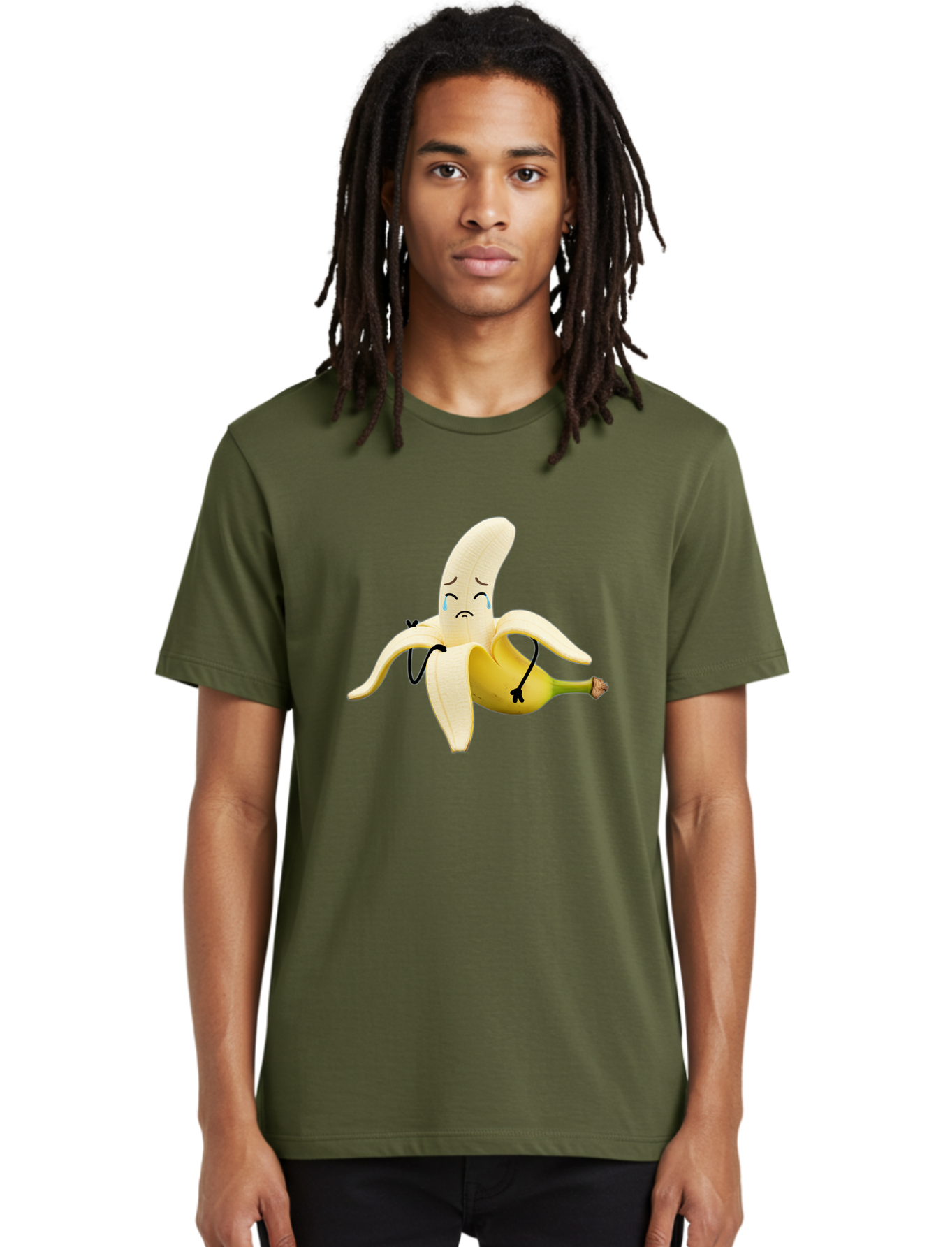 Crying-Banana-6 Men'S Graphic Tee, 100% Cotton, Comfortable Casual Summer Wear, Machine Washable, Vintage Camera, Old Camera, Antique Camera, Black Camera, Classic Photography, Photography Equipment, Nostalgic Device, Film Camera, Camera Art Bam147