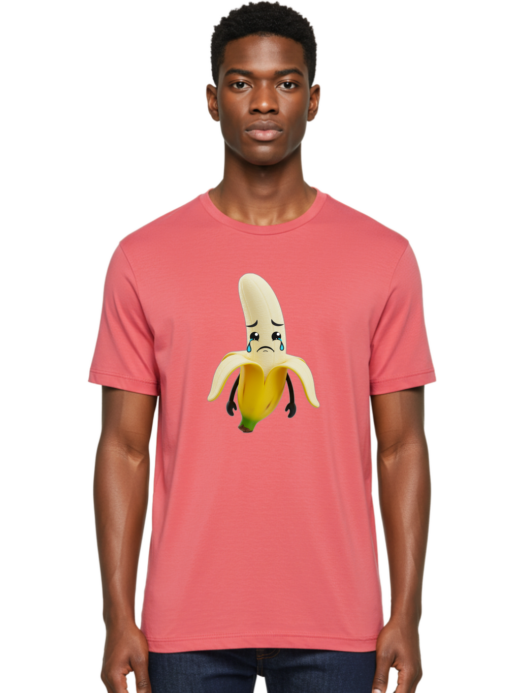 Crying-Banana-7 Men'S Graphic Tee, 100% Cotton, Comfortable Casual Summer Wear, Machine Washable, Vintage Camera, Old Camera, Antique Camera, Black Camera, Classic Photography, Photography Equipment, Nostalgic Device, Film Camera, Camera Art Bam148