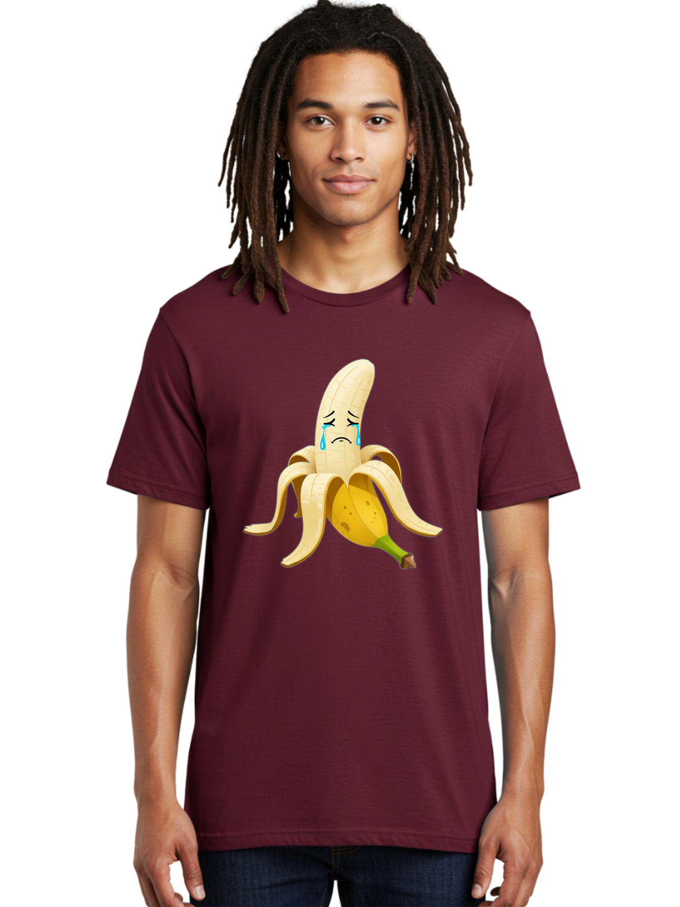 Crying-Banana-Peel Men'S Graphic Tee, 100% Cotton, Comfortable Casual Summer Wear, Machine Washable, Vintage Camera, Old Camera, Antique Camera, Black Camera, Classic Photography, Photography Equipment, Nostalgic Device, Film Camera, Bam151