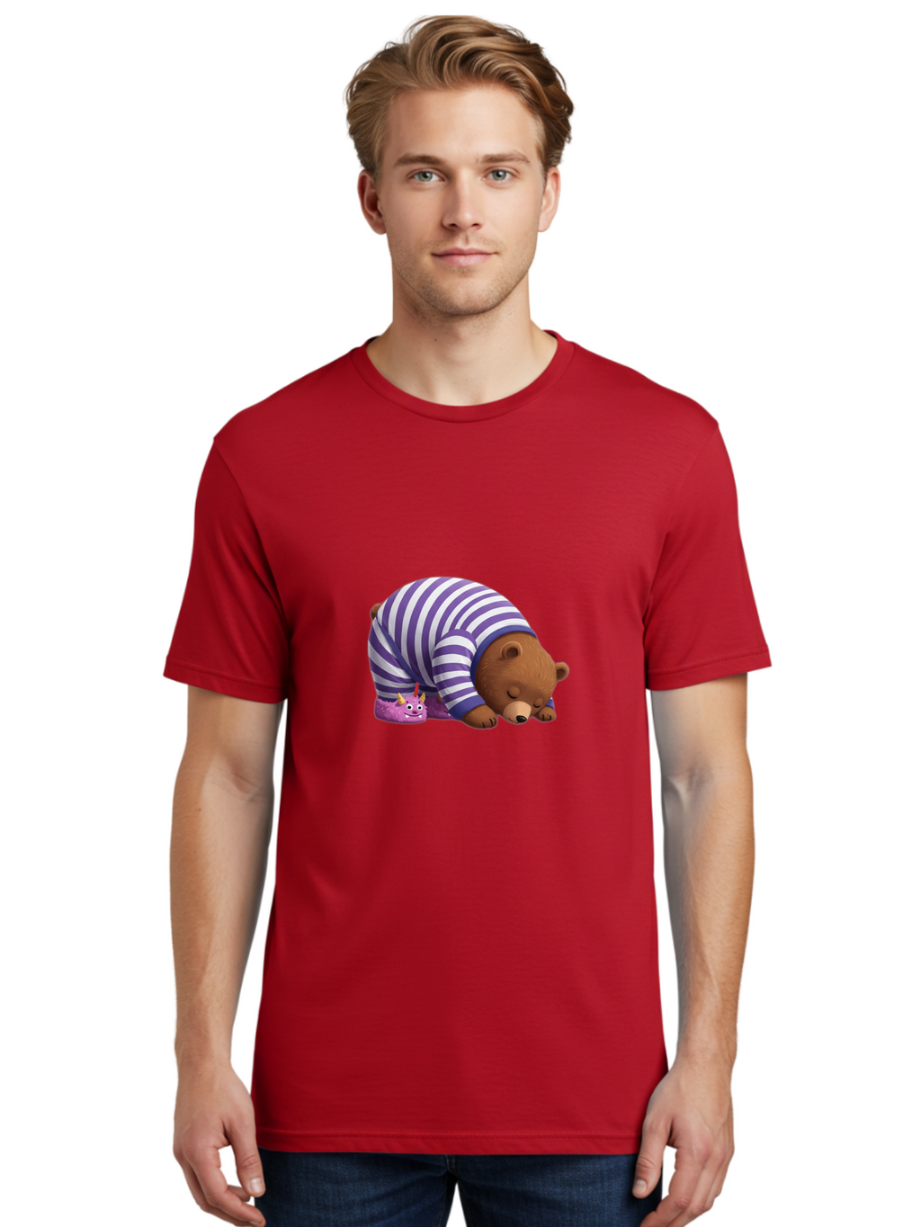 Crying-Bear-With-Unicorn-Slippers Men'S Graphic Tee, 100% Cotton, Comfortable Casual Summer Wear, Machine Washable, Vintage Camera, Old Camera, Antique Camera, Black Camera, Classic Photography, Photography Equipment, Nostalgic Device, Bam153