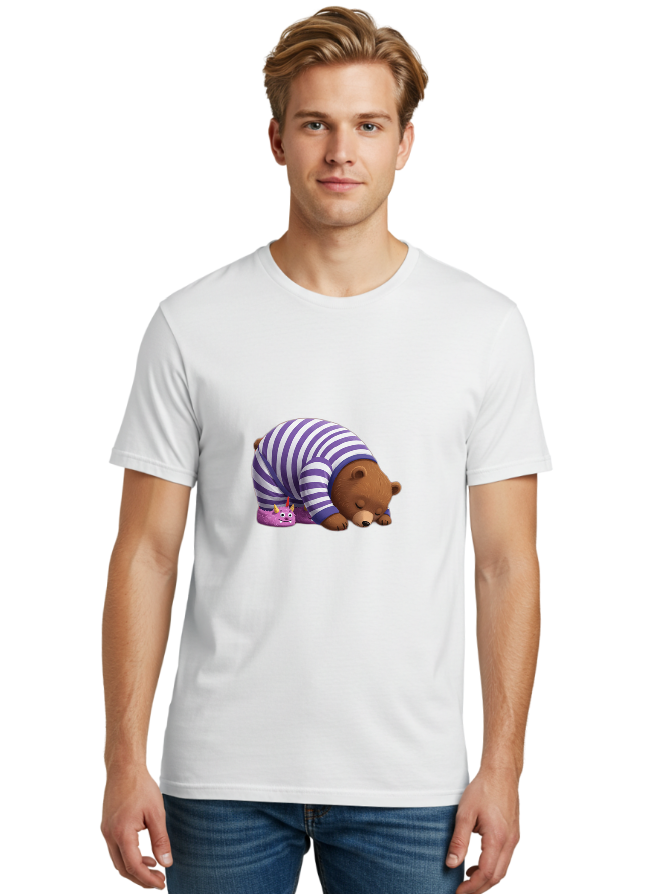Crying-Bear-With-Unicorn-Slippers Men'S Graphic Tee, 100% Cotton, Comfortable Casual Summer Wear, Machine Washable, Vintage Camera, Old Camera, Antique Camera, Black Camera, Classic Photography, Photography Equipment, Nostalgic Device, Bam153