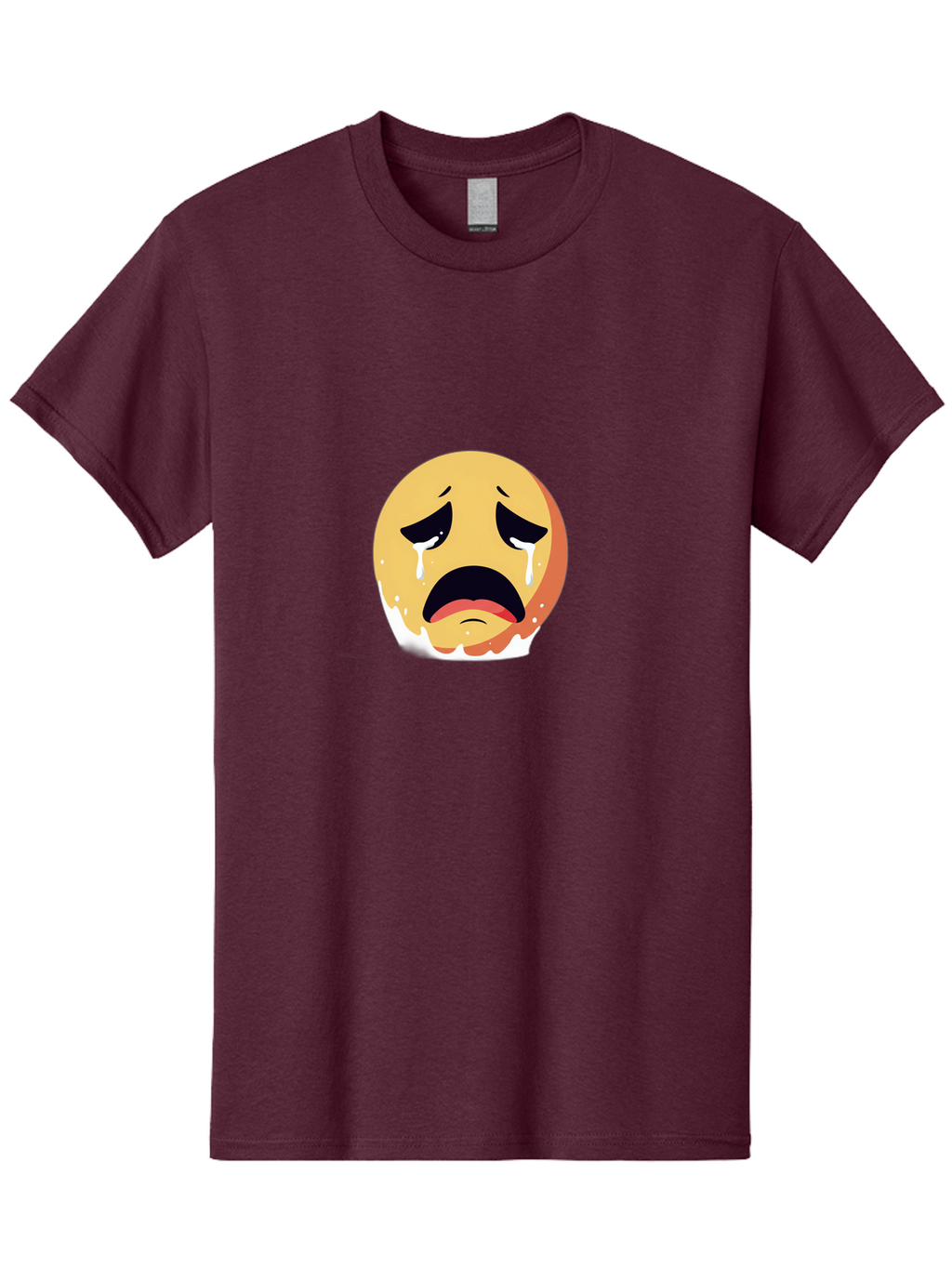 Crying-Emoji Men'S Graphic Tee, 100% Cotton, Comfortable Casual Summer Wear, Machine Washable, Vintage Camera, Old Camera, Antique Camera, Black Camera, Classic Photography, Photography Equipment, Nostalgic Device, Film Camera, Camera Art Bam156