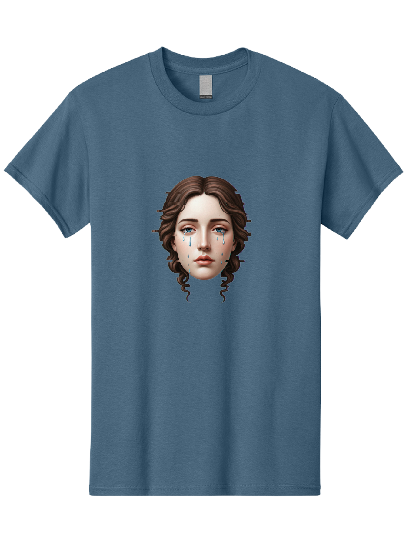Crying-Face Men'S Graphic Tee, 100% Cotton, Comfortable Casual Summer Wear, Machine Washable, Vintage Camera, Old Camera, Antique Camera, Black Camera, Classic Photography, Photography Equipment, Nostalgic Device, Film Camera, Camera Art Bam158