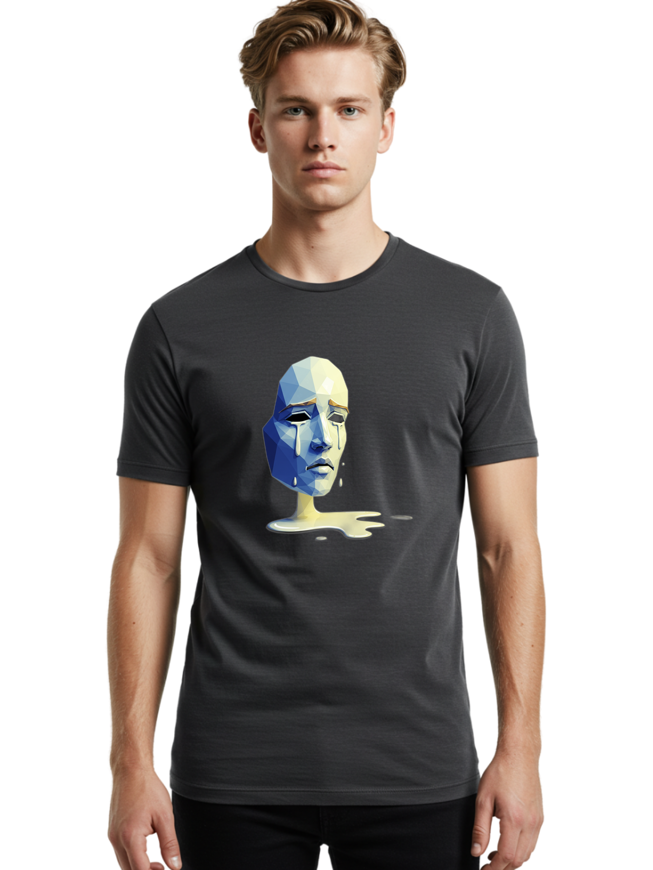 Crying-Head Men'S Graphic Tee, 100% Cotton, Comfortable Casual Summer Wear, Machine Washable, Vintage Camera, Old Camera, Antique Camera, Black Camera, Classic Photography, Photography Equipment, Nostalgic Device, Film Camera, Camera Art Bam159