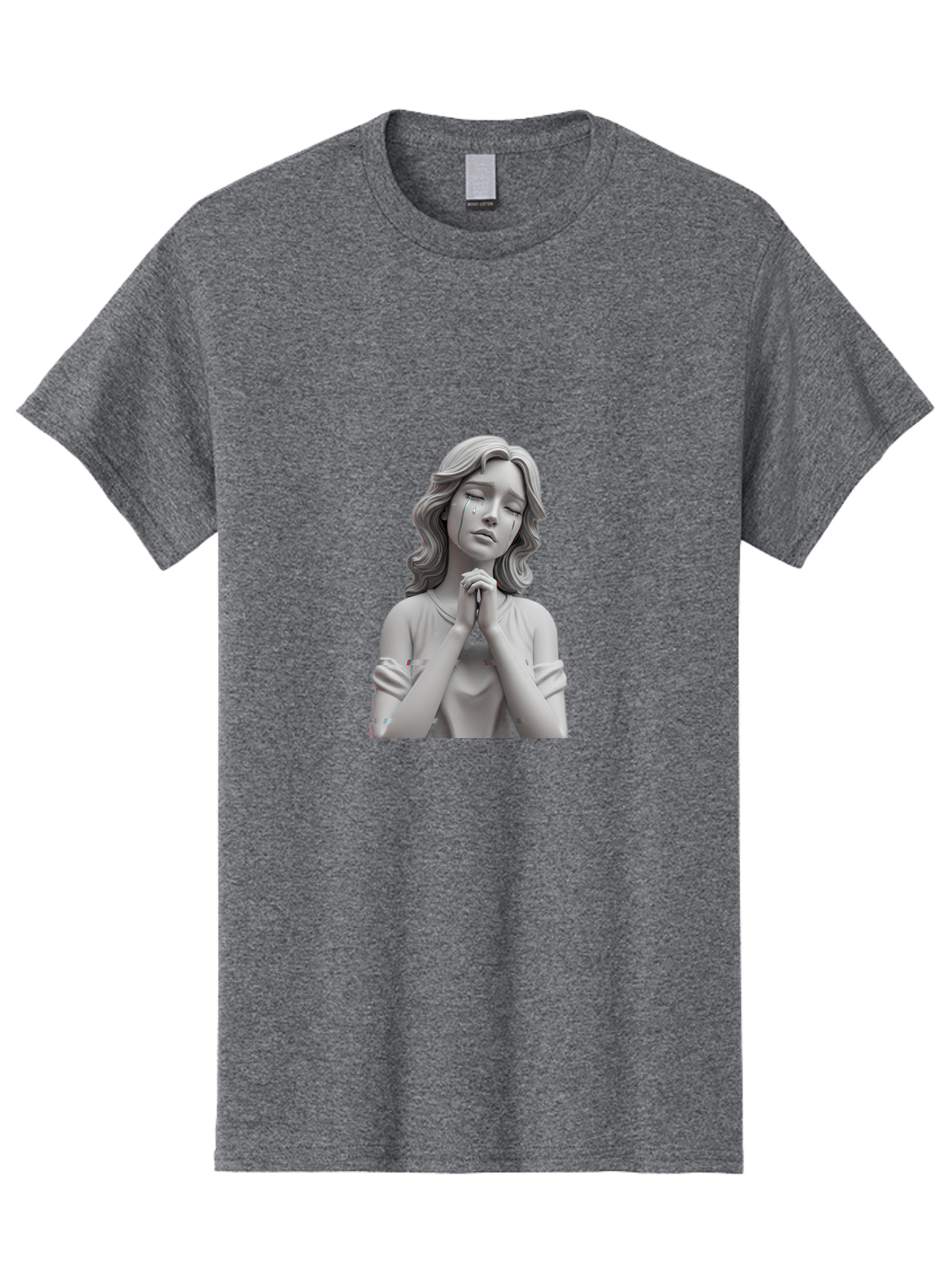 Crying-Lady-Statue Men'S Graphic Tee, 100% Cotton, Comfortable Casual Summer Wear, Machine Washable, Vintage Camera, Old Camera, Antique Camera, Black Camera, Classic Photography, Photography Equipment, Nostalgic Device, Film Camera, Bam160