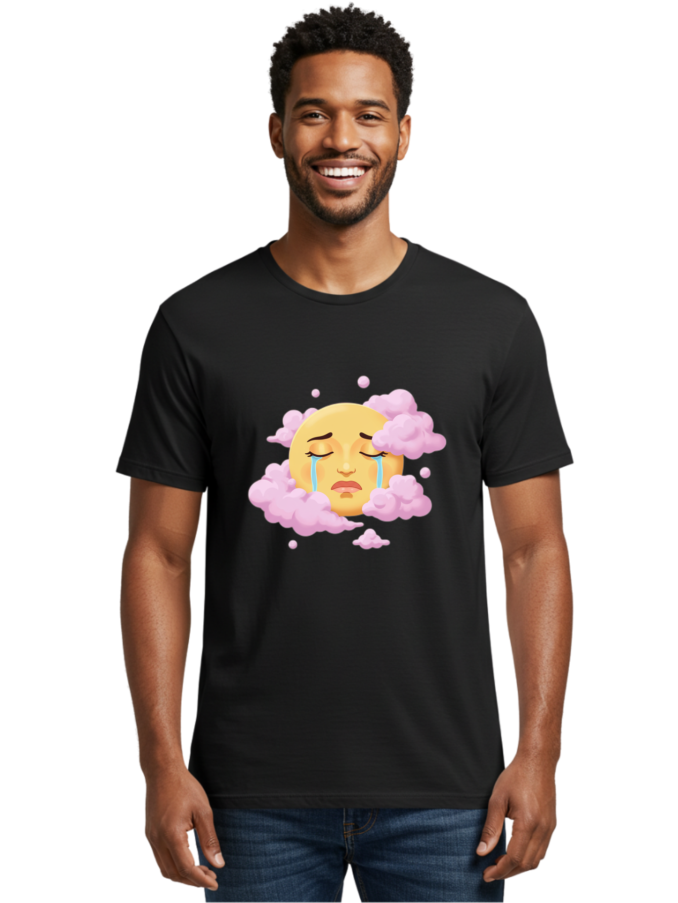 Crying-Moon-Face Men'S Graphic Tee, 100% Cotton, Comfortable Casual Summer Wear, Machine Washable, Vintage Camera, Old Camera, Antique Camera, Black Camera, Classic Photography, Photography Equipment, Nostalgic Device, Film Camera, Camera Art Bam161