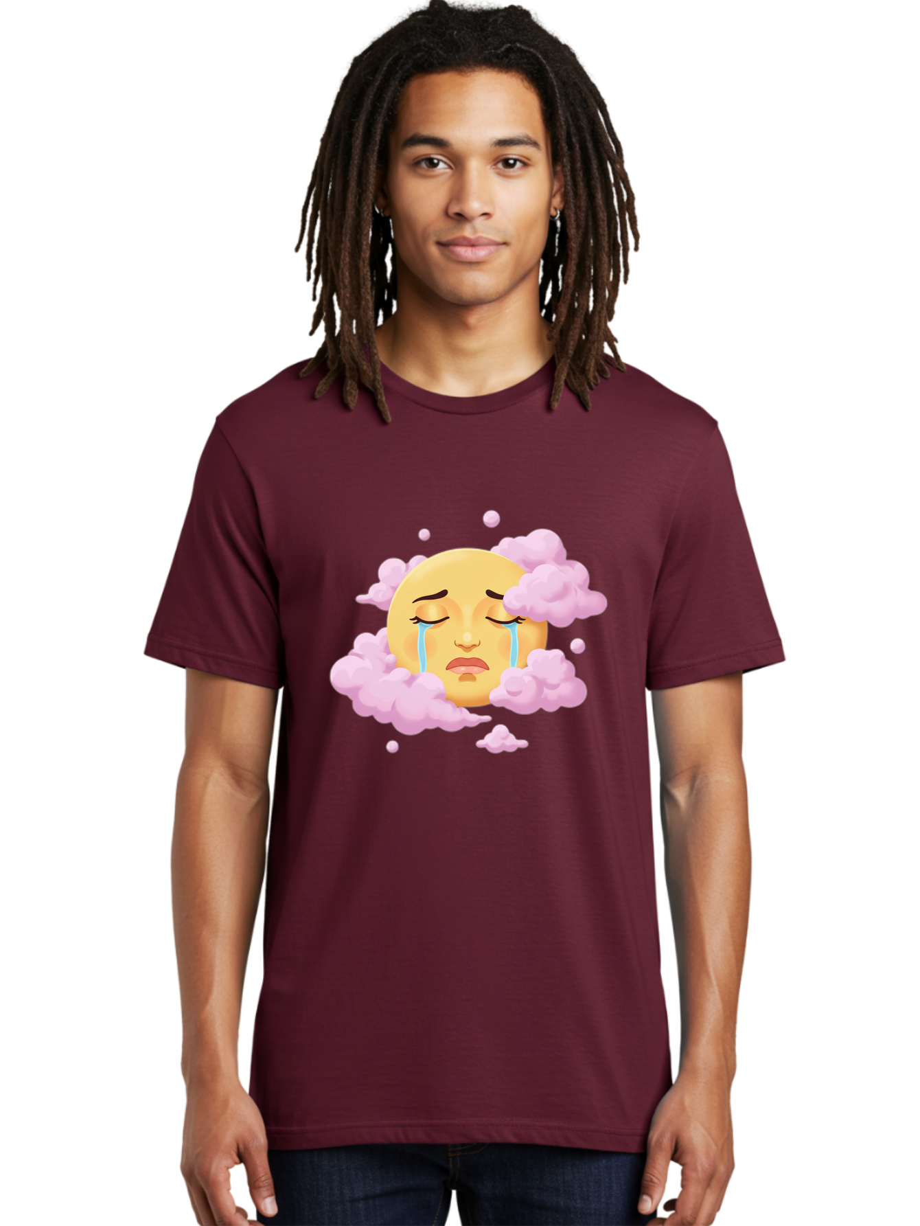 Crying-Moon-Face Men'S Graphic Tee, 100% Cotton, Comfortable Casual Summer Wear, Machine Washable, Vintage Camera, Old Camera, Antique Camera, Black Camera, Classic Photography, Photography Equipment, Nostalgic Device, Film Camera, Camera Art Bam161