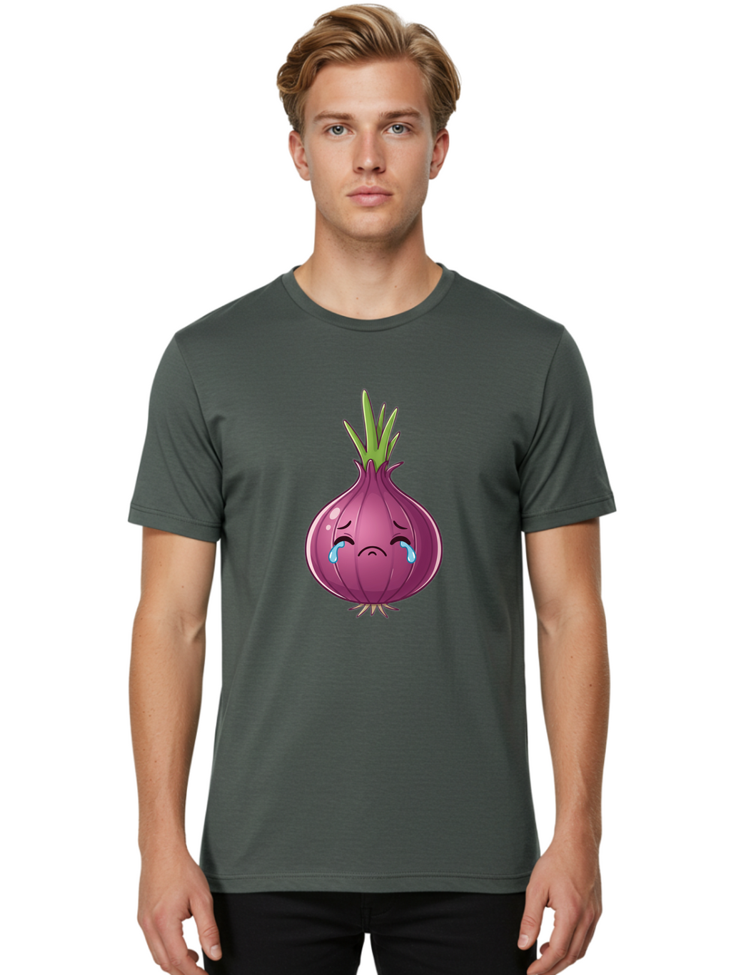 Crying-Onion-1 Men'S Graphic Tee, 100% Cotton, Comfortable Casual Summer Wear, Machine Washable, Vintage Camera, Old Camera, Antique Camera, Black Camera, Classic Photography, Photography Equipment, Nostalgic Device, Film Camera, Camera Art Bam162