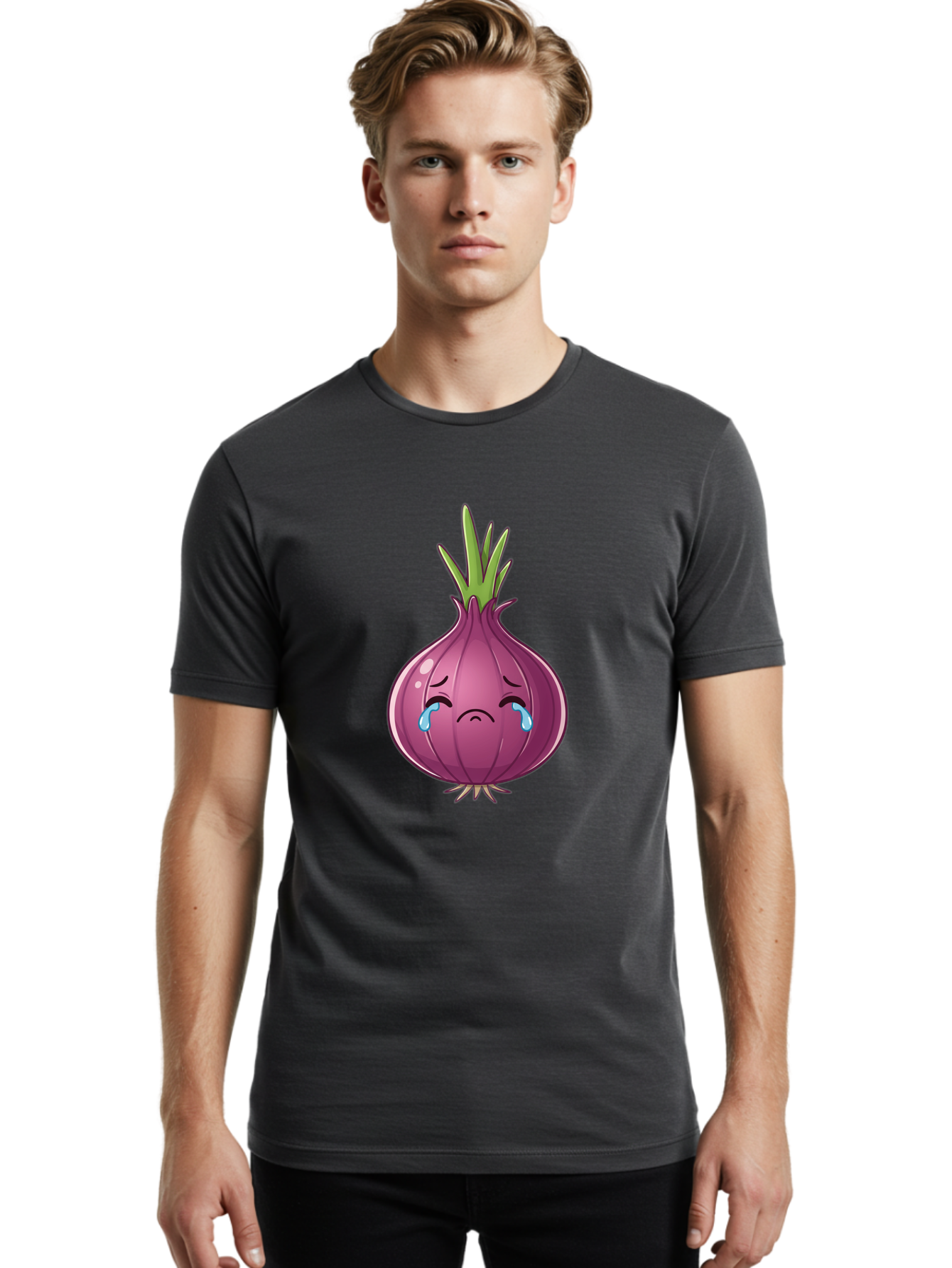 Crying-Onion-1 Men'S Graphic Tee, 100% Cotton, Comfortable Casual Summer Wear, Machine Washable, Vintage Camera, Old Camera, Antique Camera, Black Camera, Classic Photography, Photography Equipment, Nostalgic Device, Film Camera, Camera Art Bam162