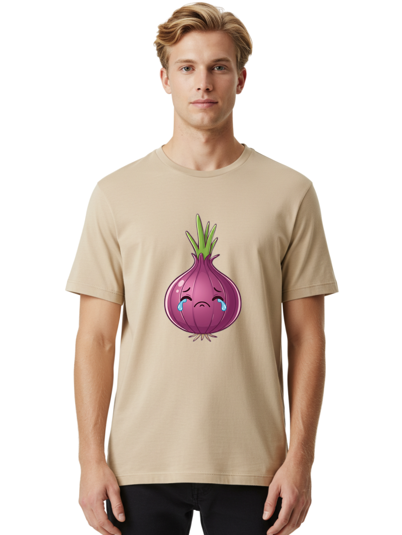 Crying-Onion-1 Men'S Graphic Tee, 100% Cotton, Comfortable Casual Summer Wear, Machine Washable, Vintage Camera, Old Camera, Antique Camera, Black Camera, Classic Photography, Photography Equipment, Nostalgic Device, Film Camera, Camera Art Bam162