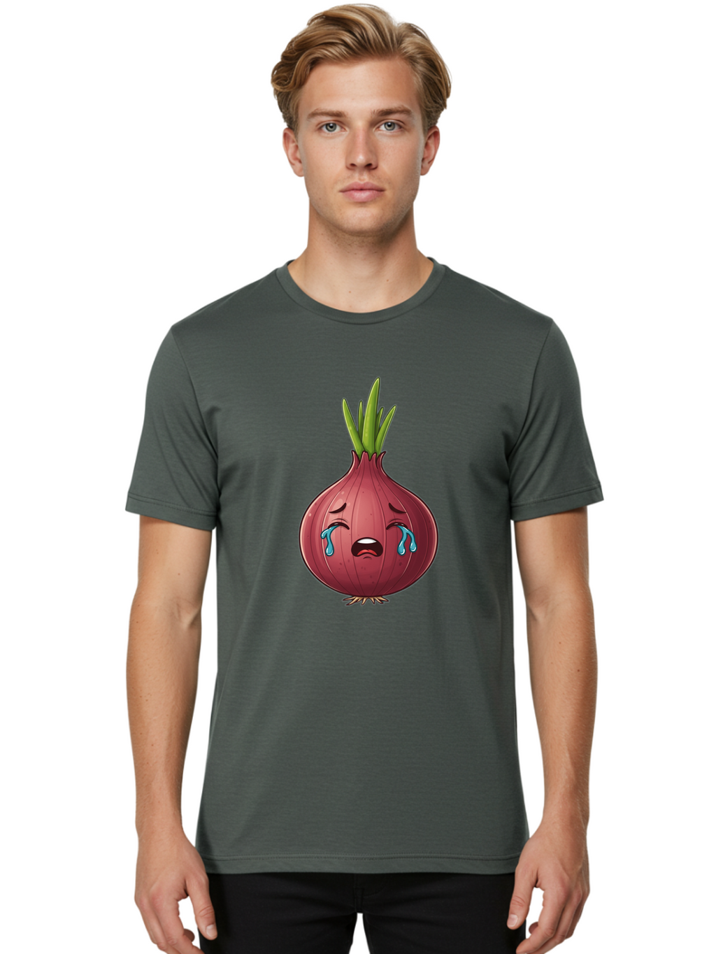 Crying-Onion-10 Men'S Graphic Tee, 100% Cotton, Comfortable Casual Summer Wear, Machine Washable, Vintage Camera, Old Camera, Antique Camera, Black Camera, Classic Photography, Photography Equipment, Nostalgic Device, Film Camera, Camera Art Bam163