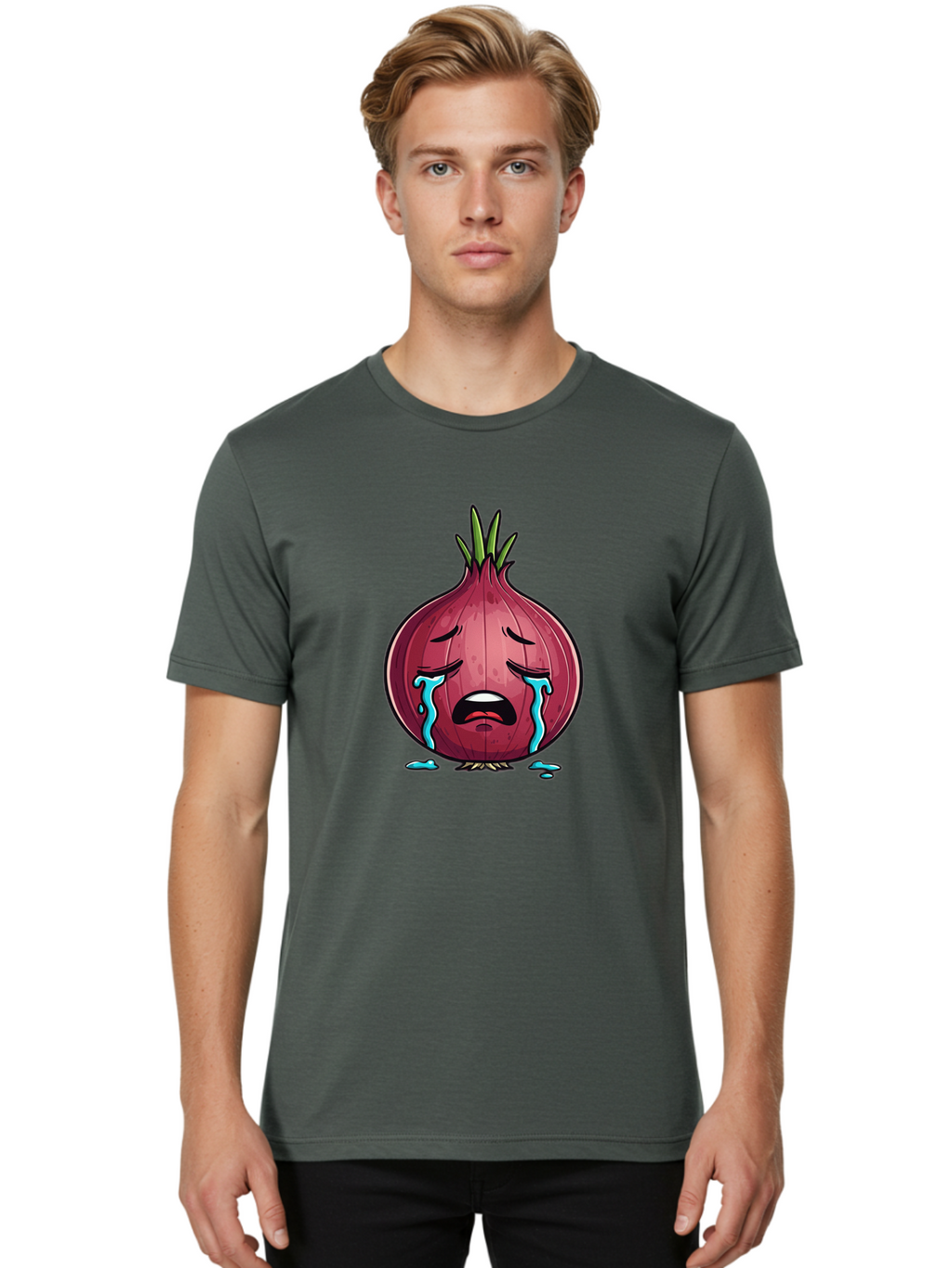 Crying-Onion-12 Men'S Graphic Tee, 100% Cotton, Comfortable Casual Summer Wear, Machine Washable, Vintage Camera, Old Camera, Antique Camera, Black Camera, Classic Photography, Photography Equipment, Nostalgic Device, Film Camera, Camera Art Bam165