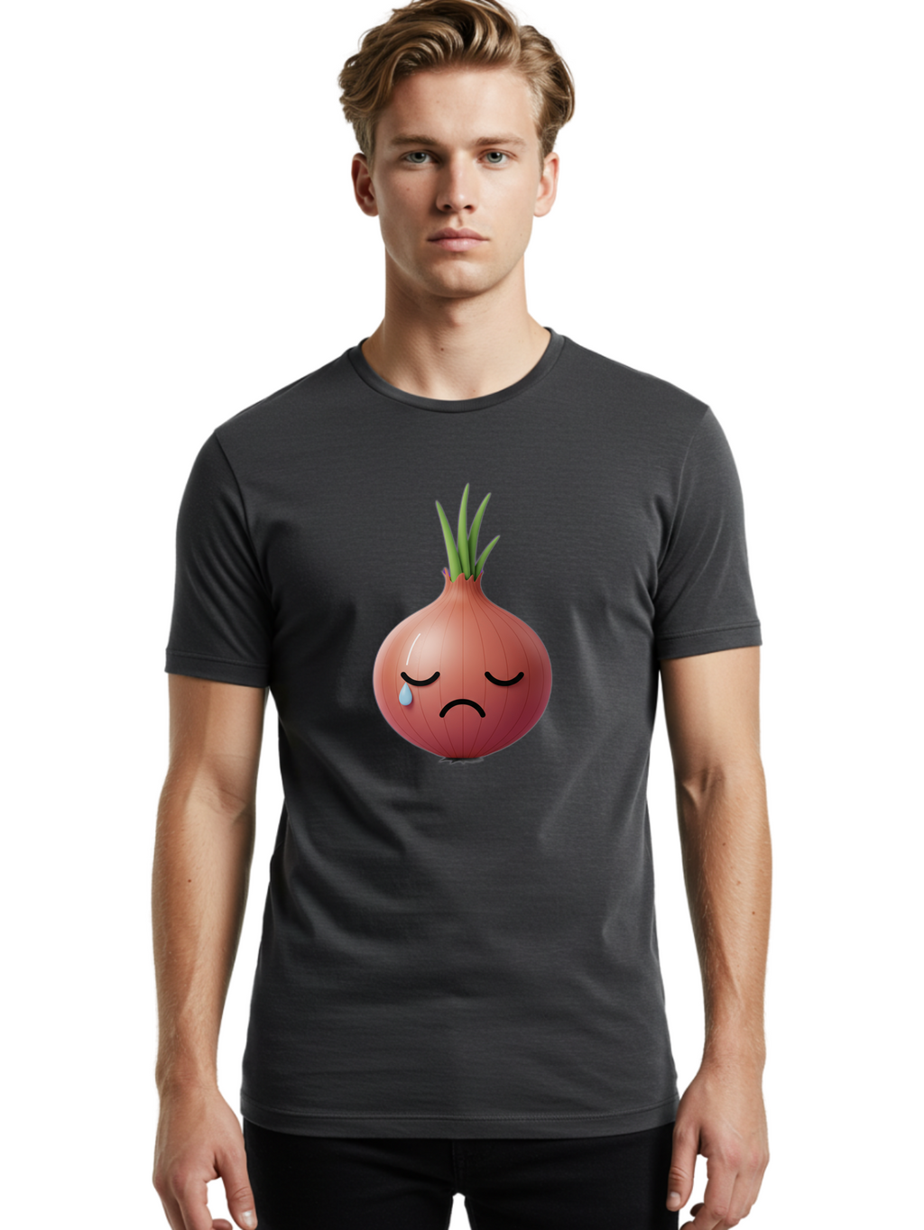 Crying-Onion-3 Men'S Graphic Tee, 100% Cotton, Comfortable Casual Summer Wear, Machine Washable, Vintage Camera, Old Camera, Antique Camera, Black Camera, Classic Photography, Photography Equipment, Nostalgic Device, Film Camera, Camera Art Bam167