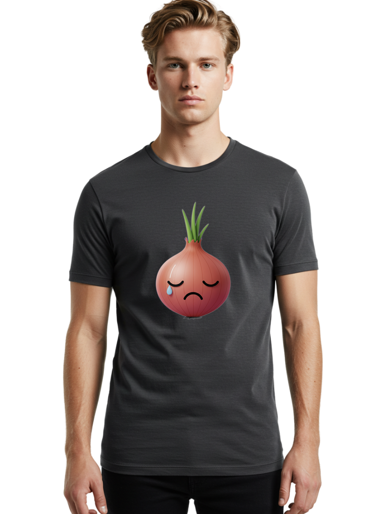Crying-Onion-3 Men'S Graphic Tee, 100% Cotton, Comfortable Casual Summer Wear, Machine Washable, Vintage Camera, Old Camera, Antique Camera, Black Camera, Classic Photography, Photography Equipment, Nostalgic Device, Film Camera, Camera Art Bam167