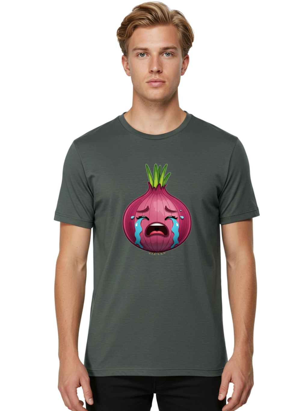 Crying-Onion-4 Men'S Graphic Tee, 100% Cotton, Comfortable Casual Summer Wear, Machine Washable, Vintage Camera, Old Camera, Antique Camera, Black Camera, Classic Photography, Photography Equipment, Nostalgic Device, Film Camera, Camera Art Bam168