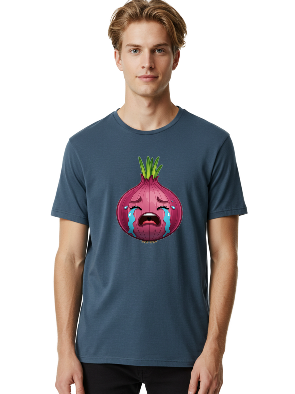 Crying-Onion-4 Men'S Graphic Tee, 100% Cotton, Comfortable Casual Summer Wear, Machine Washable, Vintage Camera, Old Camera, Antique Camera, Black Camera, Classic Photography, Photography Equipment, Nostalgic Device, Film Camera, Camera Art Bam168