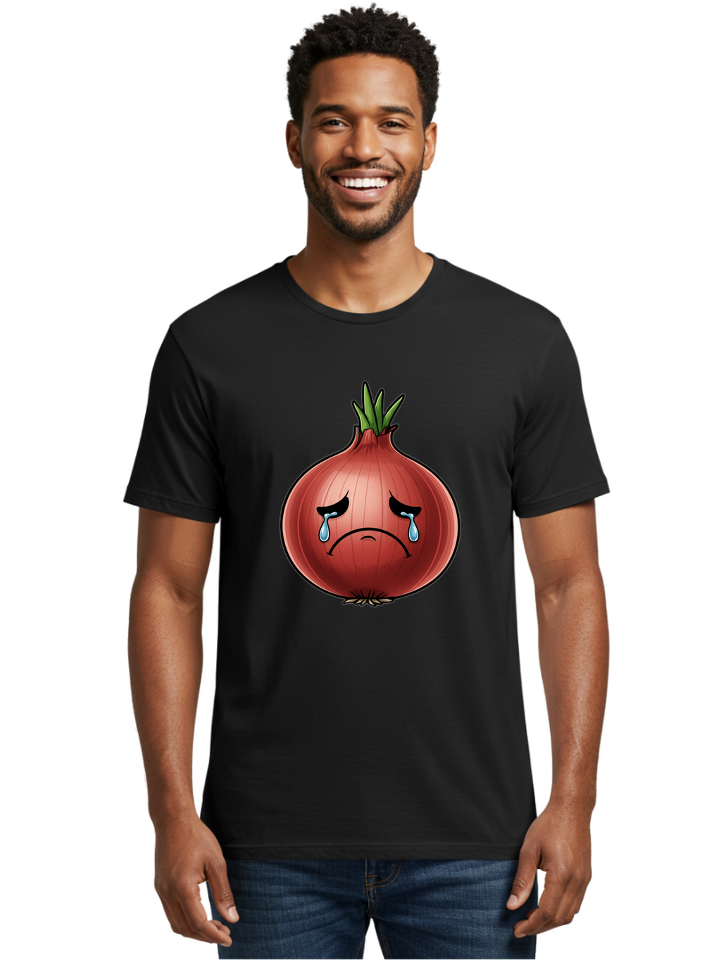Crying-Onion-5 Men'S Graphic Tee, 100% Cotton, Comfortable Casual Summer Wear, Machine Washable, Vintage Camera, Old Camera, Antique Camera, Black Camera, Classic Photography, Photography Equipment, Nostalgic Device, Film Camera, Camera Art Bam169