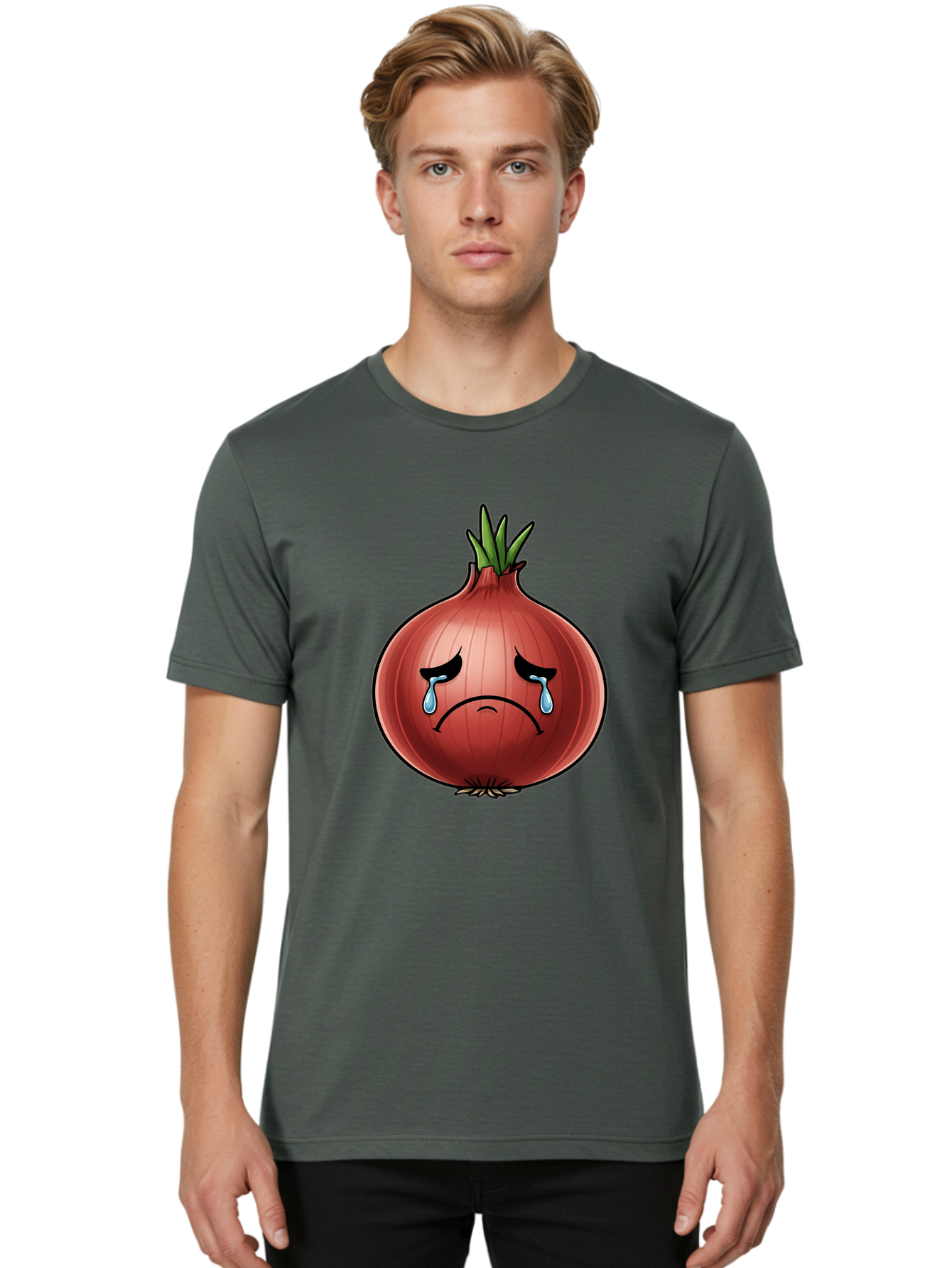 Crying-Onion-5 Men'S Graphic Tee, 100% Cotton, Comfortable Casual Summer Wear, Machine Washable, Vintage Camera, Old Camera, Antique Camera, Black Camera, Classic Photography, Photography Equipment, Nostalgic Device, Film Camera, Camera Art Bam169