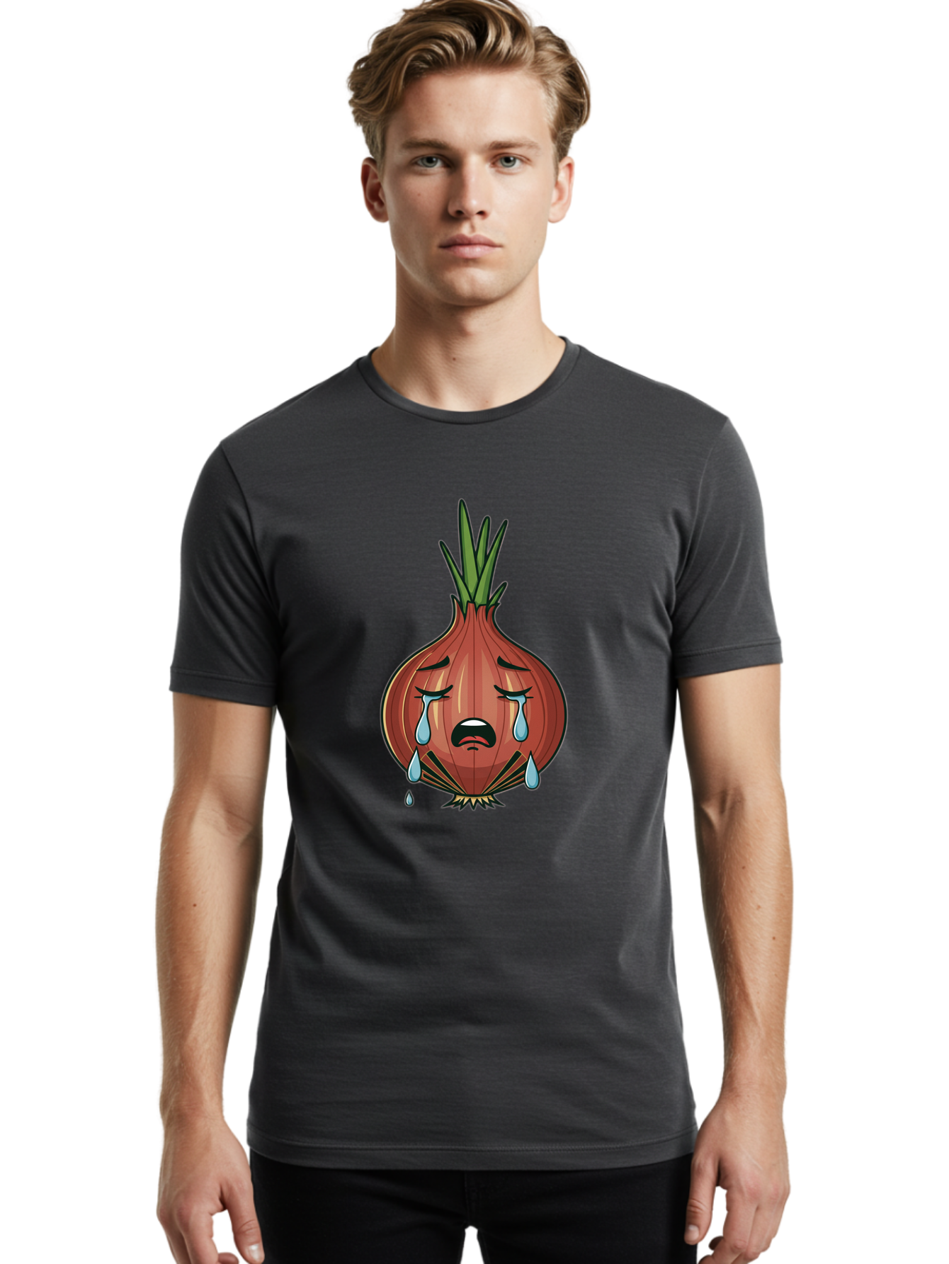 Crying-Onion-7 Men'S Graphic Tee, 100% Cotton, Comfortable Casual Summer Wear, Machine Washable, Vintage Camera, Old Camera, Antique Camera, Black Camera, Classic Photography, Photography Equipment, Nostalgic Device, Film Camera, Camera Art Bam171