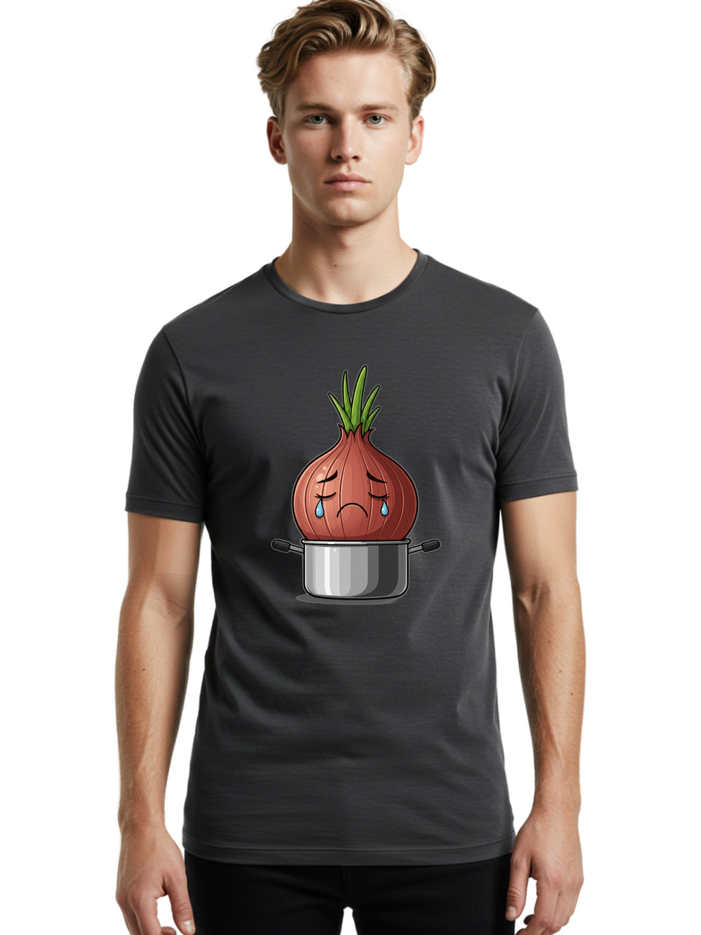 Crying-Onion-9 Men'S Graphic Tee, 100% Cotton, Comfortable Casual Summer Wear, Machine Washable, Vintage Camera, Old Camera, Antique Camera, Black Camera, Classic Photography, Photography Equipment, Nostalgic Device, Film Camera, Camera Art Bam173