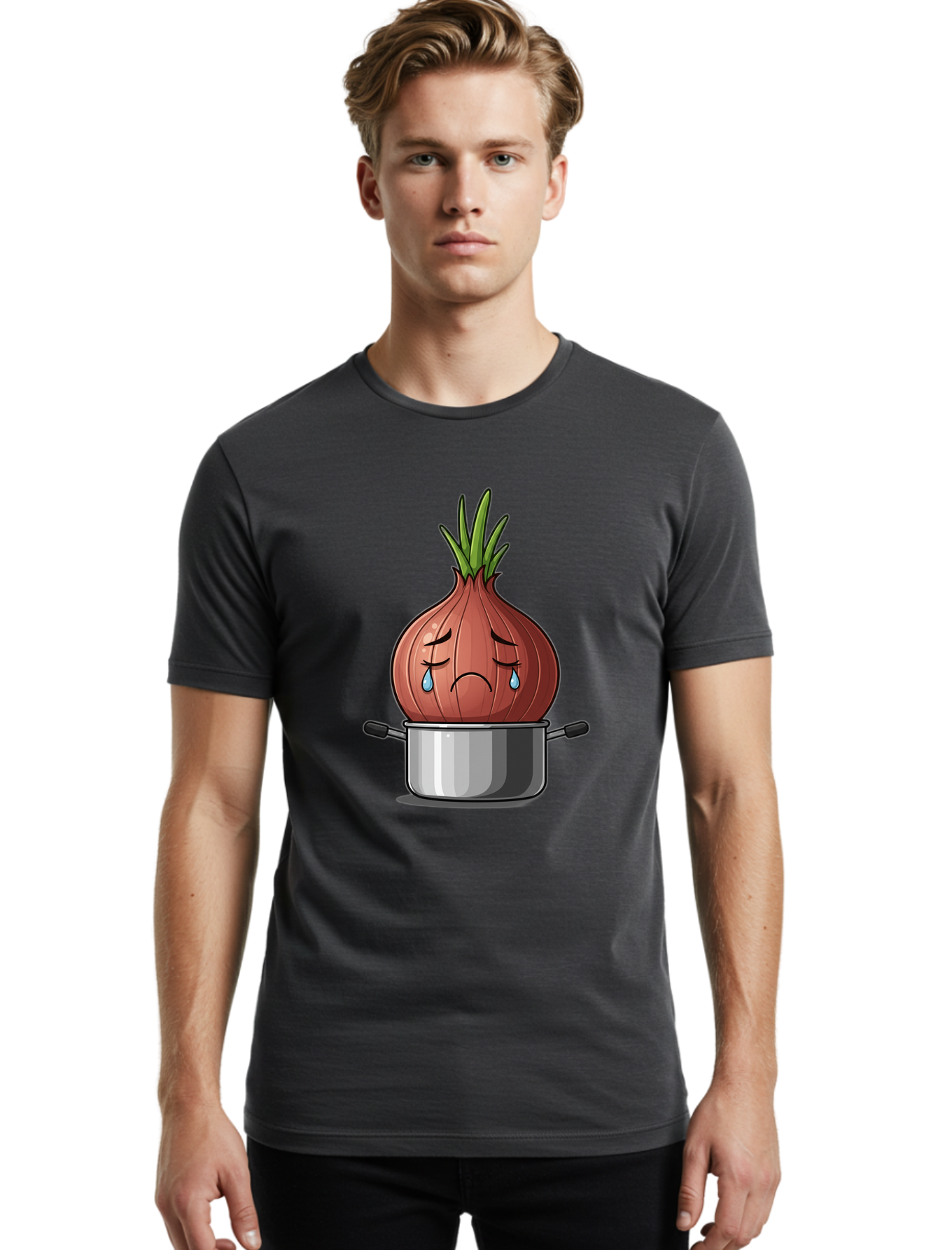 Crying-Onion-9 Men'S Graphic Tee, 100% Cotton, Comfortable Casual Summer Wear, Machine Washable, Vintage Camera, Old Camera, Antique Camera, Black Camera, Classic Photography, Photography Equipment, Nostalgic Device, Film Camera, Camera Art Bam173