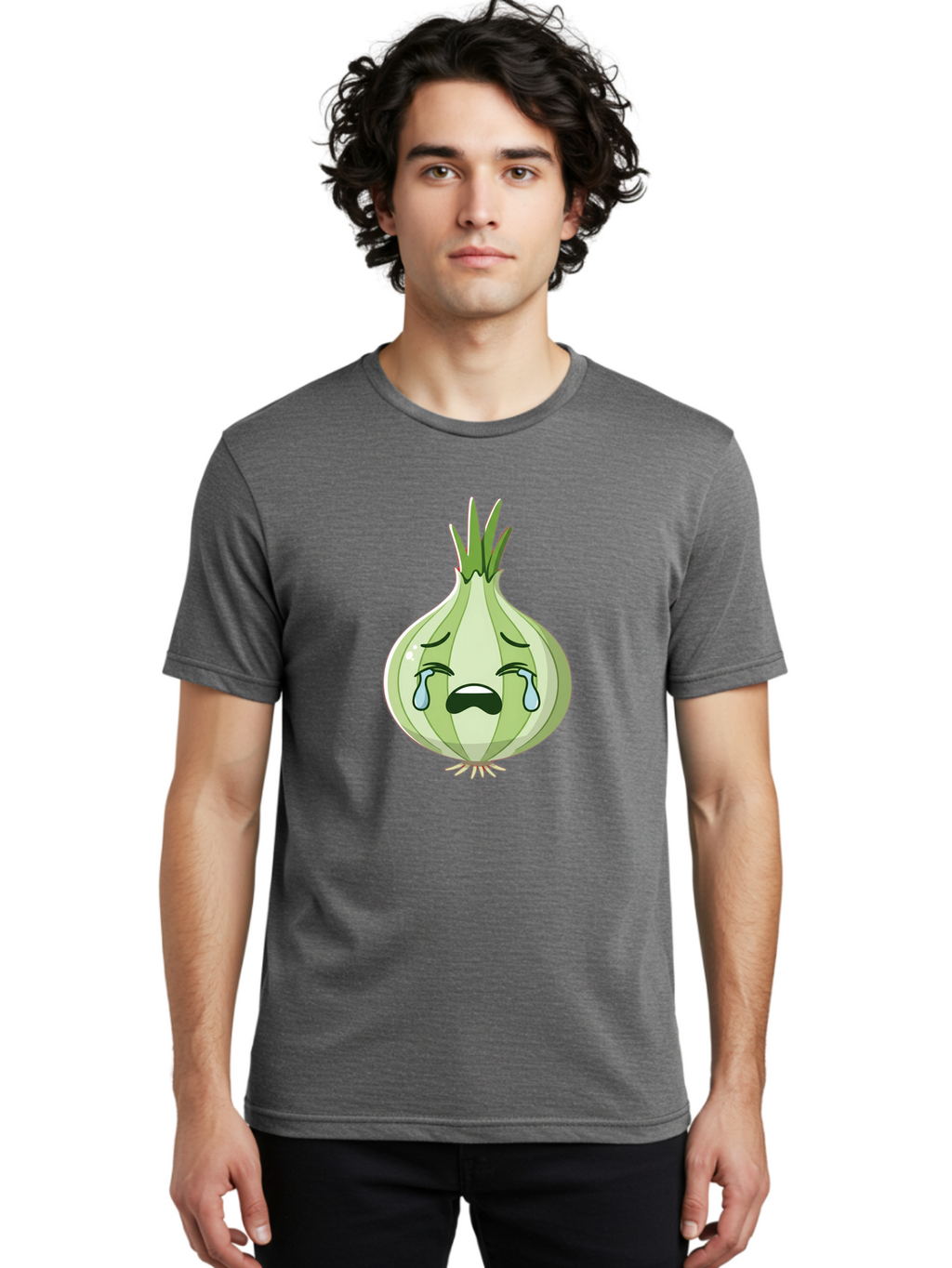 Crying-Onion-Emoji Men'S Graphic Tee, 100% Cotton, Comfortable Casual Summer Wear, Machine Washable, Vintage Camera, Old Camera, Antique Camera, Black Camera, Classic Photography, Photography Equipment, Nostalgic Device, Film Camera, Bam174