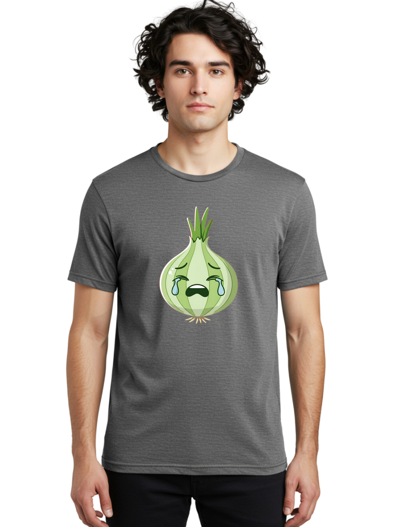 Crying-Onion-Emoji Men'S Graphic Tee, 100% Cotton, Comfortable Casual Summer Wear, Machine Washable, Vintage Camera, Old Camera, Antique Camera, Black Camera, Classic Photography, Photography Equipment, Nostalgic Device, Film Camera, Bam174