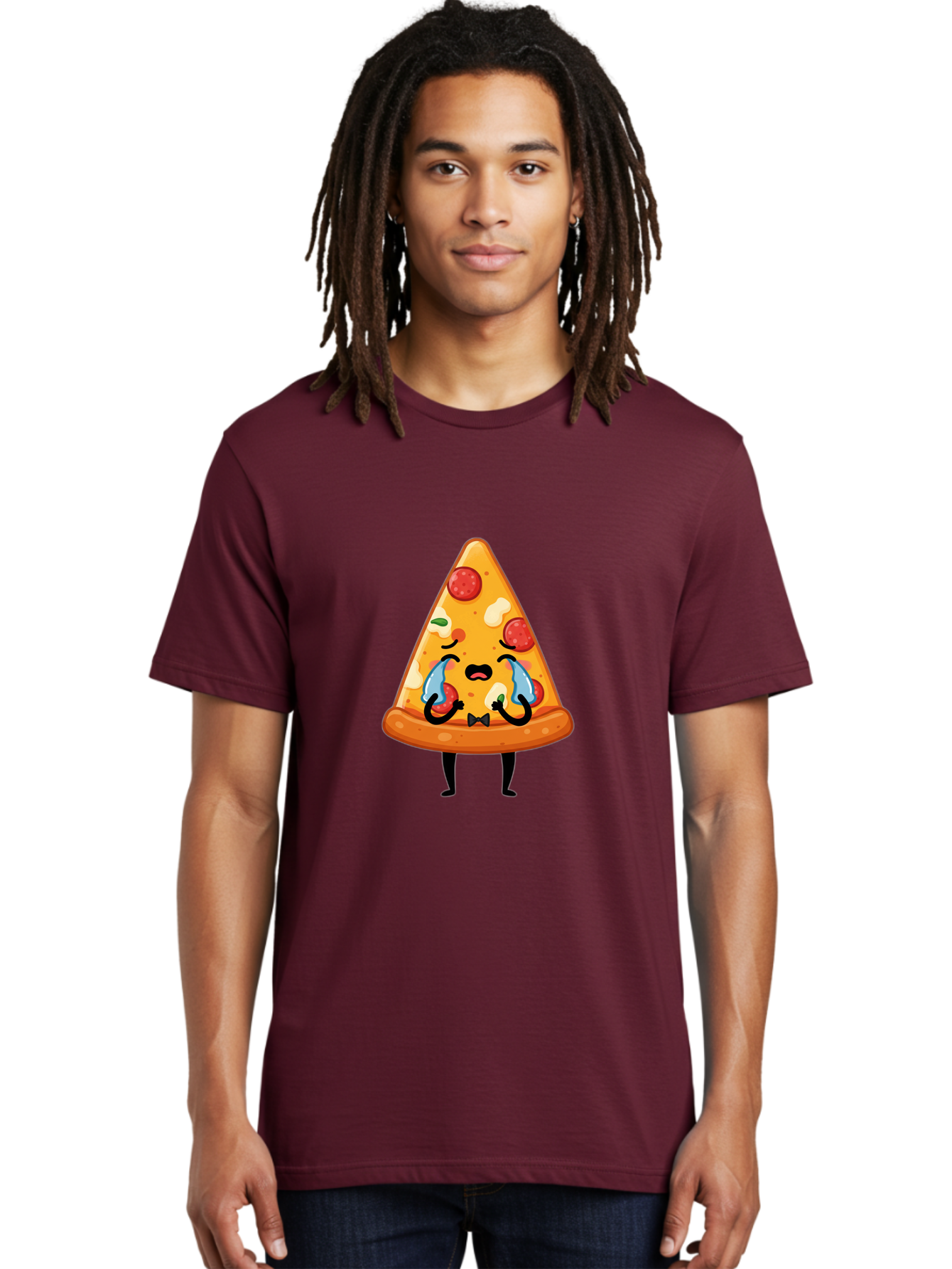 Crying-Pizza-Slice Men'S Graphic Tee, 100% Cotton, Comfortable Casual Summer Wear, Machine Washable, Vintage Camera, Old Camera, Antique Camera, Black Camera, Classic Photography, Photography Equipment, Nostalgic Device, Film Camera, Bam177