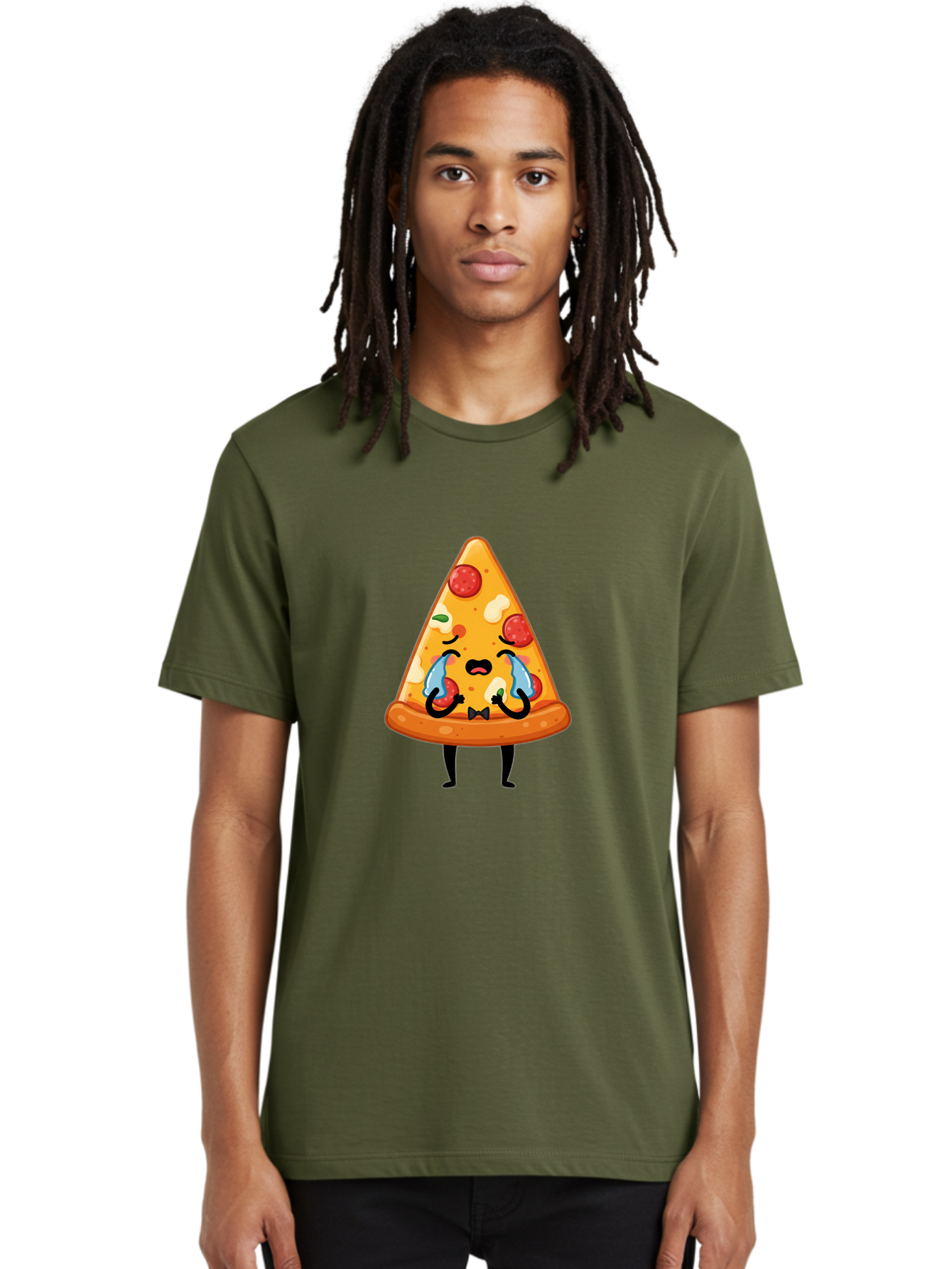 Crying-Pizza-Slice Men'S Graphic Tee, 100% Cotton, Comfortable Casual Summer Wear, Machine Washable, Vintage Camera, Old Camera, Antique Camera, Black Camera, Classic Photography, Photography Equipment, Nostalgic Device, Film Camera, Bam177