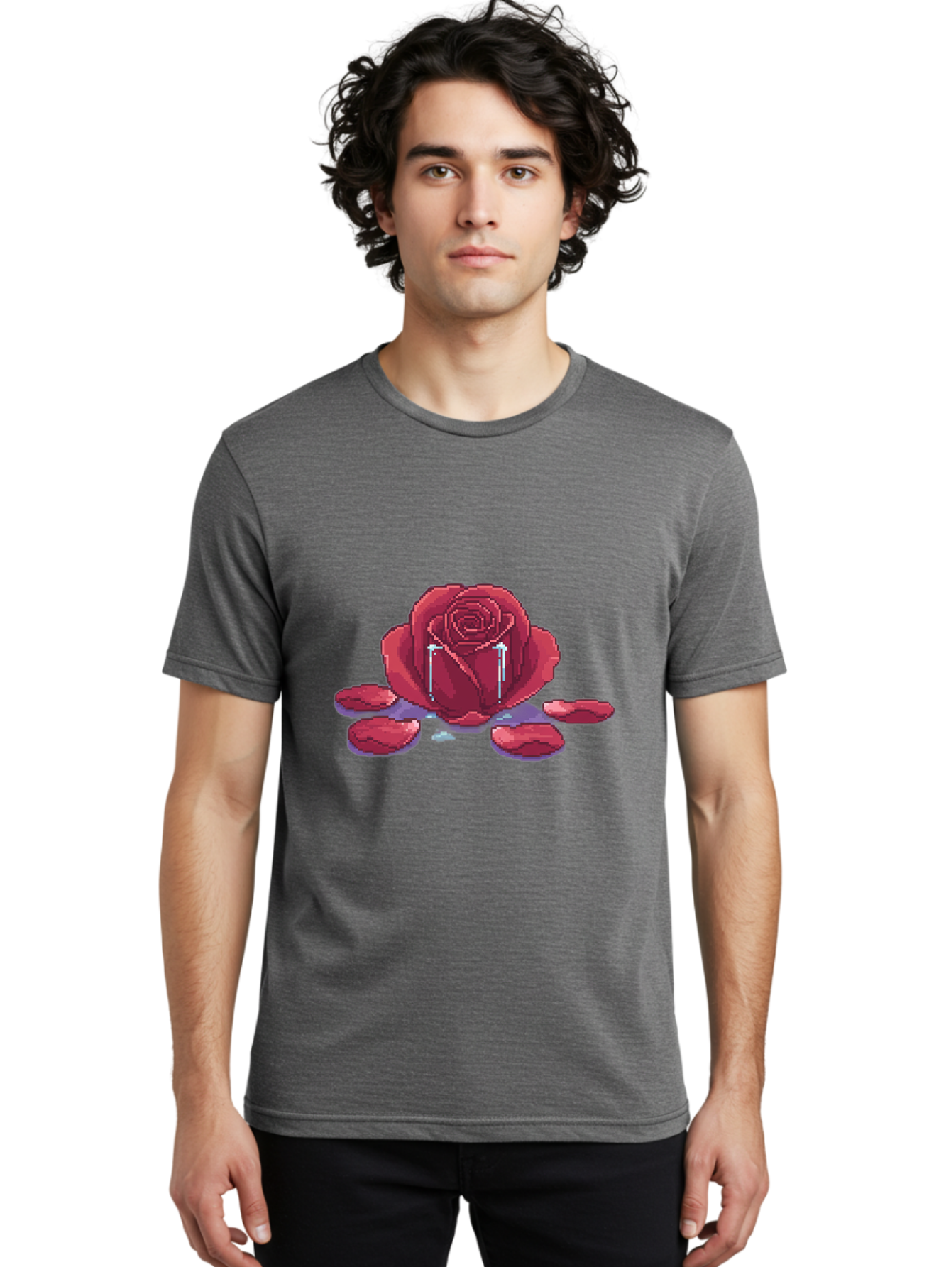 Crying-Rose Men'S Graphic Tee, 100% Cotton, Comfortable Casual Summer Wear, Machine Washable, Vintage Camera, Old Camera, Antique Camera, Black Camera, Classic Photography, Photography Equipment, Nostalgic Device, Film Camera, Camera Art Bam179