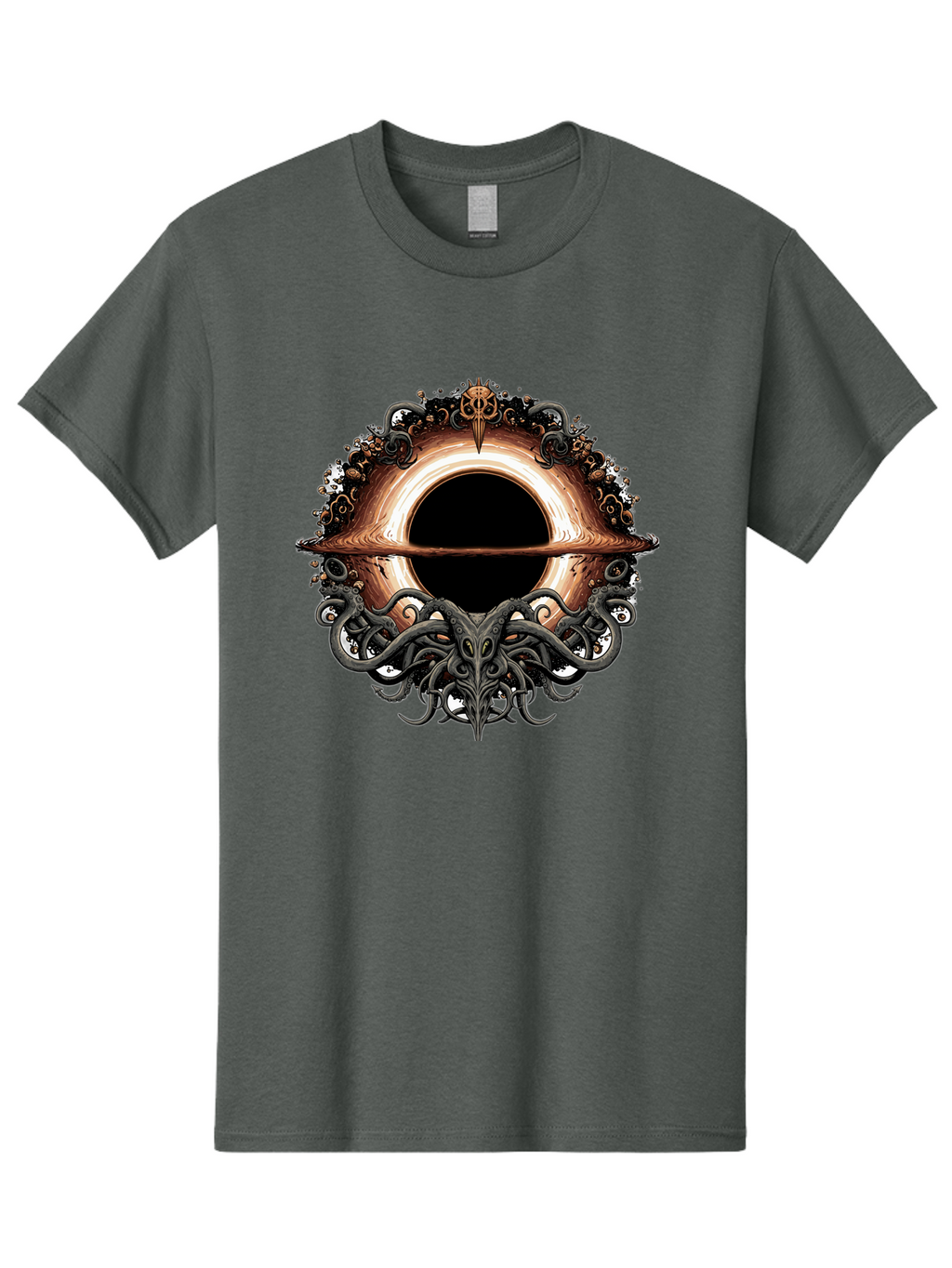 Cthulhu-Portal Men'S Graphic Tee, 100% Cotton, Comfortable Casual Summer Wear, Machine Washable, Vintage Camera, Old Camera, Antique Camera, Black Camera, Classic Photography, Photography Equipment, Nostalgic Device, Film Camera, Camera Art Bam183