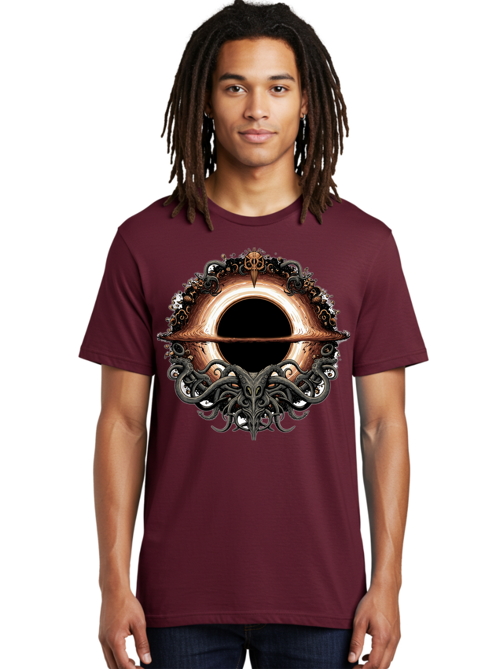 Cthulhu-Portal Men'S Graphic Tee, 100% Cotton, Comfortable Casual Summer Wear, Machine Washable, Vintage Camera, Old Camera, Antique Camera, Black Camera, Classic Photography, Photography Equipment, Nostalgic Device, Film Camera, Camera Art Bam183