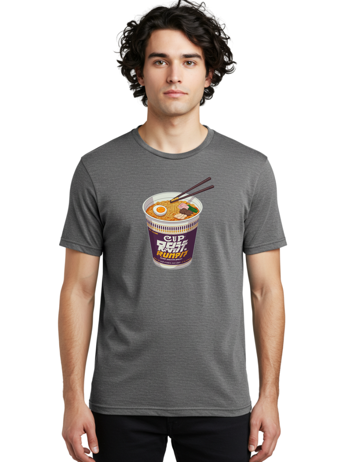Cup-Ramen-Runpii Men'S Graphic Tee, 100% Cotton, Comfortable Casual Summer Wear, Machine Washable, Vintage Camera, Old Camera, Antique Camera, Black Camera, Classic Photography, Photography Equipment, Nostalgic Device, Film Camera, Camera Art Bam185