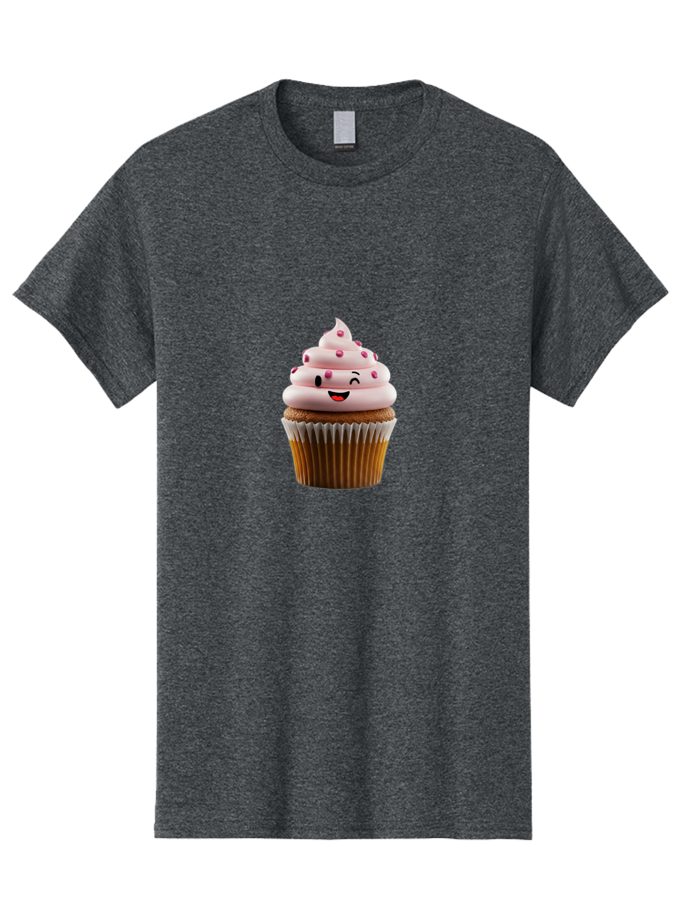 Cupcake-1 Men'S Graphic Tee, 100% Cotton, Comfortable Casual Summer Wear, Machine Washable, Vintage Camera, Old Camera, Antique Camera, Black Camera, Classic Photography, Photography Equipment, Nostalgic Device, Film Camera, Camera Art Bam186