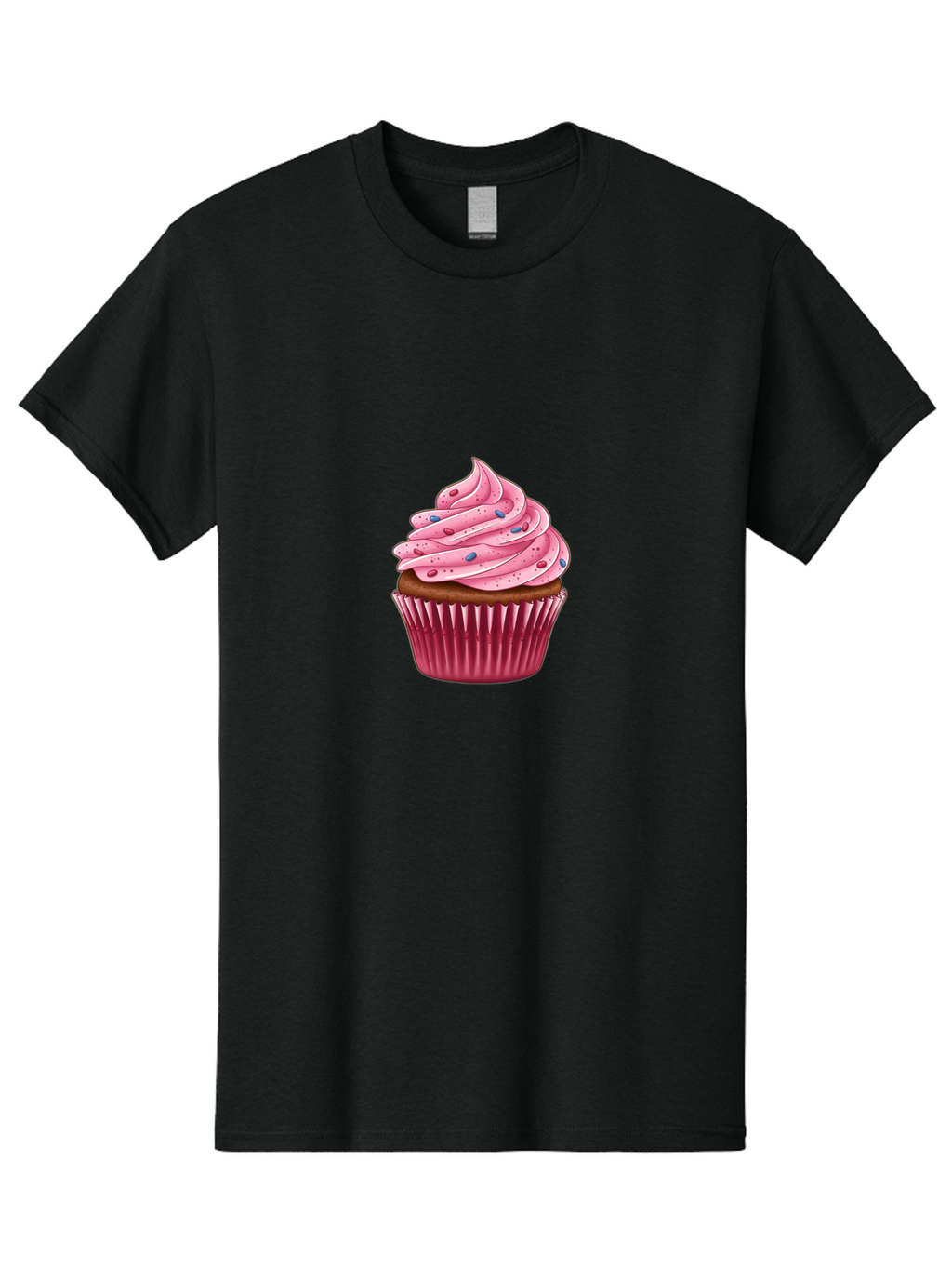 Cupcake-3 Men'S Graphic Tee, 100% Cotton, Comfortable Casual Summer Wear, Machine Washable, Vintage Camera, Old Camera, Antique Camera, Black Camera, Classic Photography, Photography Equipment, Nostalgic Device, Film Camera, Camera Art Bam188