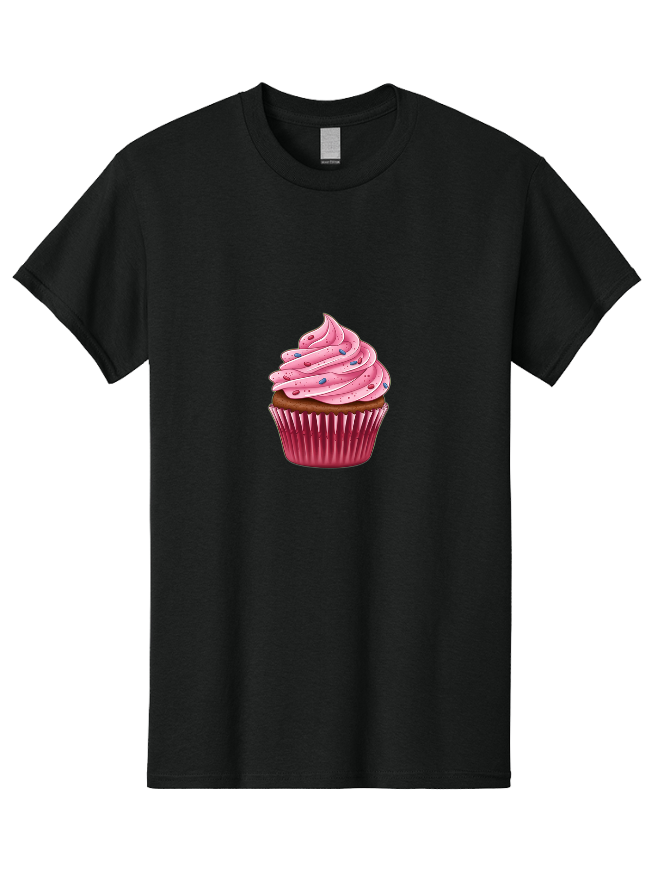 Cupcake-3 Men'S Graphic Tee, 100% Cotton, Comfortable Casual Summer Wear, Machine Washable, Vintage Camera, Old Camera, Antique Camera, Black Camera, Classic Photography, Photography Equipment, Nostalgic Device, Film Camera, Camera Art Bam188