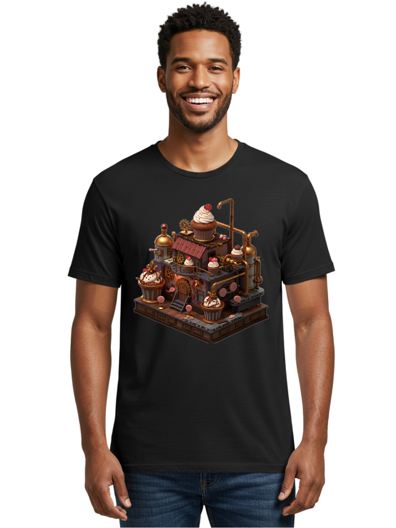 Cupcake-Factory Men'S Graphic Tee, 100% Cotton, Comfortable Casual Summer Wear, Machine Washable, Vintage Camera, Old Camera, Antique Camera, Black Camera, Classic Photography, Photography Equipment, Nostalgic Device, Film Camera, Camera Art Bam190