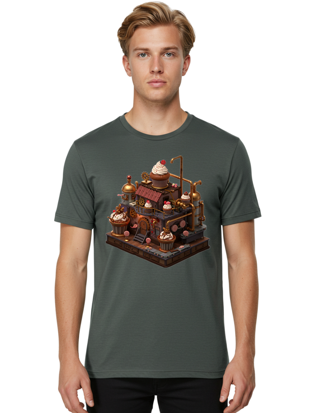 Cupcake-Factory Men'S Graphic Tee, 100% Cotton, Comfortable Casual Summer Wear, Machine Washable, Vintage Camera, Old Camera, Antique Camera, Black Camera, Classic Photography, Photography Equipment, Nostalgic Device, Film Camera, Camera Art Bam190