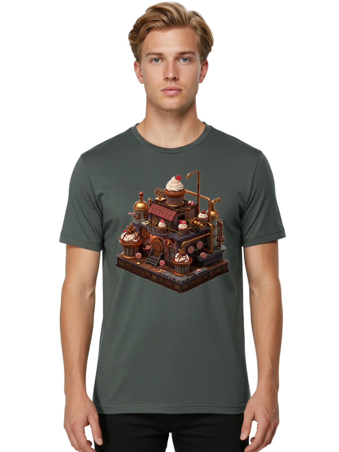 Cupcake-Factory Men'S Graphic Tee, 100% Cotton, Comfortable Casual Summer Wear, Machine Washable, Vintage Camera, Old Camera, Antique Camera, Black Camera, Classic Photography, Photography Equipment, Nostalgic Device, Film Camera, Camera Art Bam190