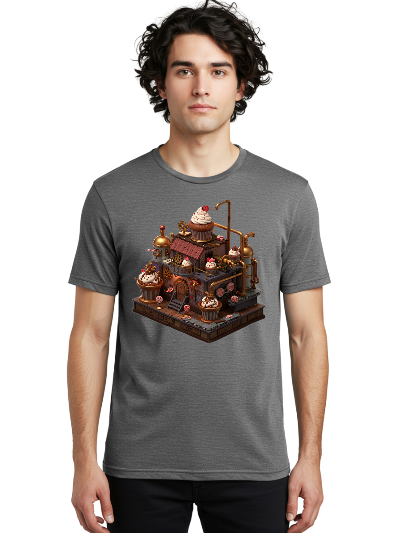 Cupcake-Factory Men'S Graphic Tee, 100% Cotton, Comfortable Casual Summer Wear, Machine Washable, Vintage Camera, Old Camera, Antique Camera, Black Camera, Classic Photography, Photography Equipment, Nostalgic Device, Film Camera, Camera Art Bam190