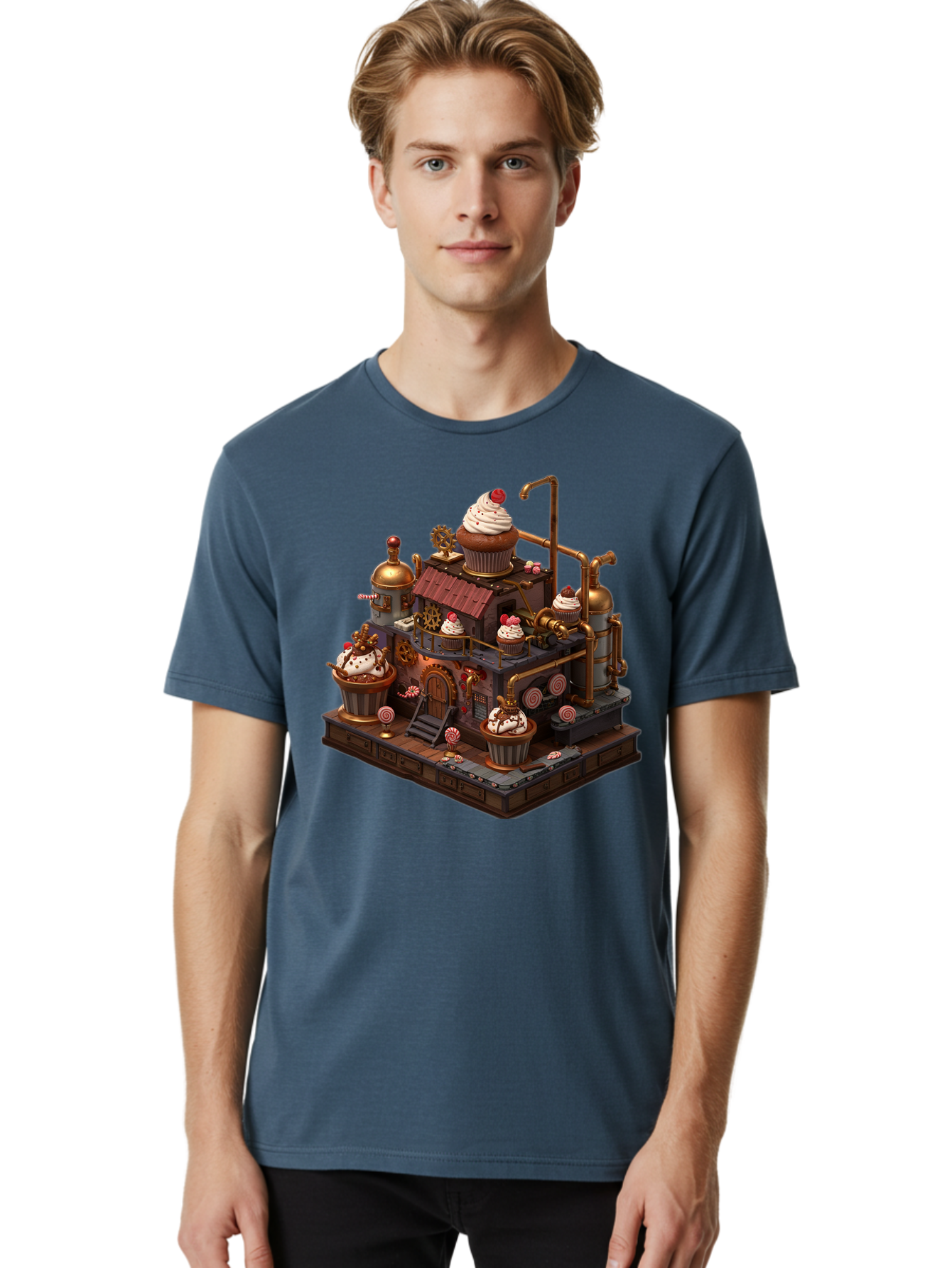 Cupcake-Factory Men'S Graphic Tee, 100% Cotton, Comfortable Casual Summer Wear, Machine Washable, Vintage Camera, Old Camera, Antique Camera, Black Camera, Classic Photography, Photography Equipment, Nostalgic Device, Film Camera, Camera Art Bam190