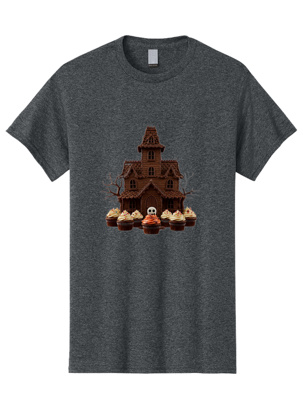 Cupcake-Haunted-House Men'S Graphic Tee, 100% Cotton, Comfortable Casual Summer Wear, Machine Washable, Vintage Camera, Old Camera, Antique Camera, Black Camera, Classic Photography, Photography Equipment, Nostalgic Device, Film Camera, Bam191