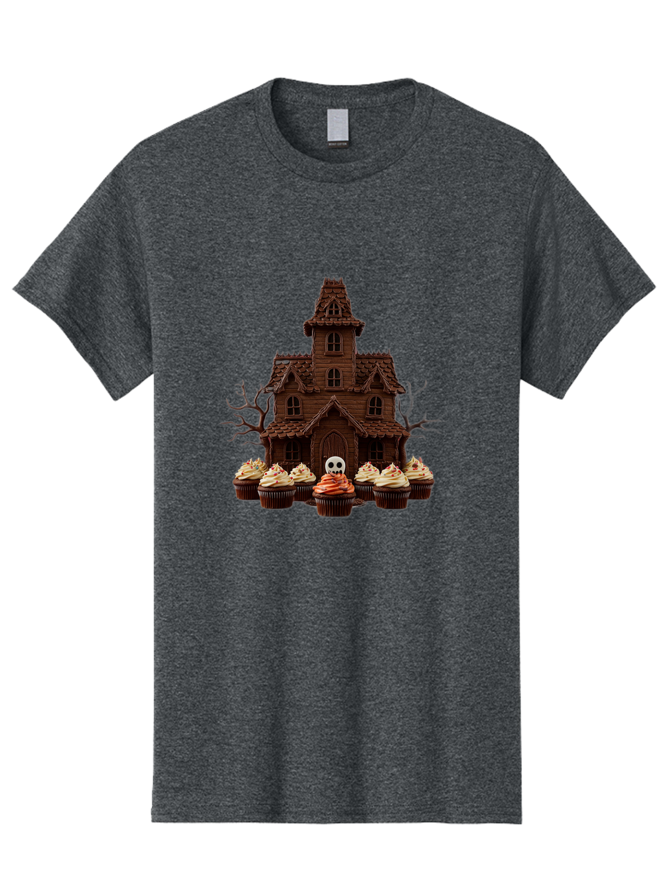 Cupcake-Haunted-House Men'S Graphic Tee, 100% Cotton, Comfortable Casual Summer Wear, Machine Washable, Vintage Camera, Old Camera, Antique Camera, Black Camera, Classic Photography, Photography Equipment, Nostalgic Device, Film Camera, Bam191