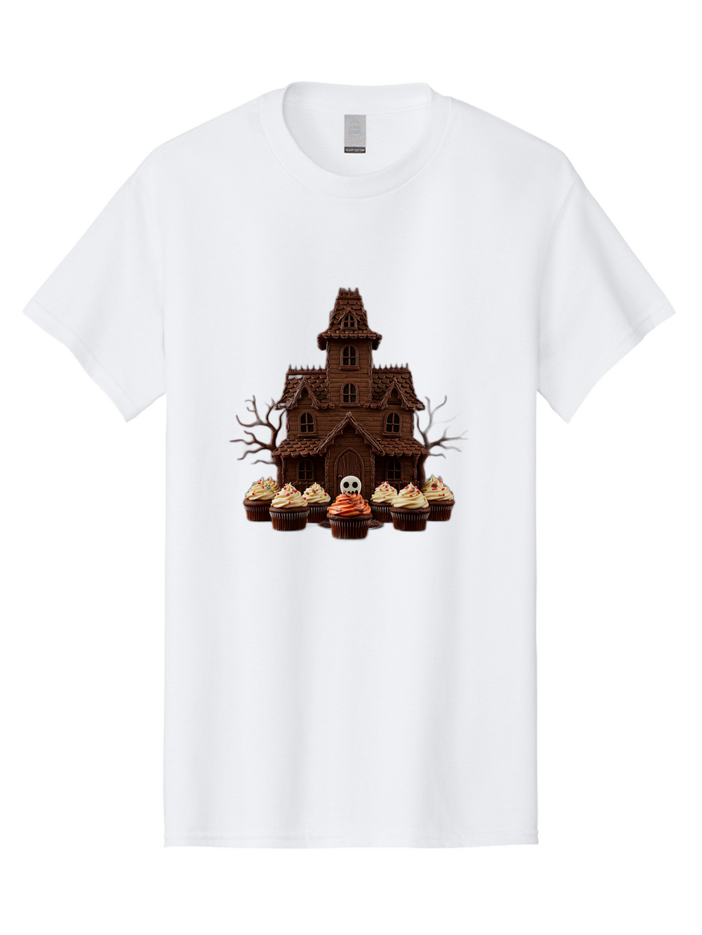Cupcake-Haunted-House Men'S Graphic Tee, 100% Cotton, Comfortable Casual Summer Wear, Machine Washable, Vintage Camera, Old Camera, Antique Camera, Black Camera, Classic Photography, Photography Equipment, Nostalgic Device, Film Camera, Bam191