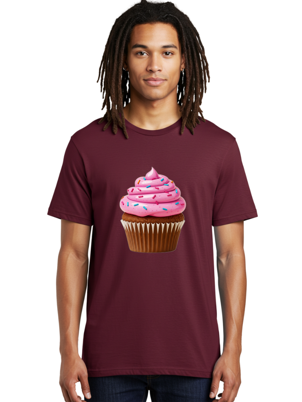 Cupcake-With-Pink-Frosting Men'S Graphic Tee, 100% Cotton, Comfortable Casual Summer Wear, Machine Washable, Vintage Camera, Old Camera, Antique Camera, Black Camera, Classic Photography, Photography Equipment, Nostalgic Device, Film Camera, Bam196