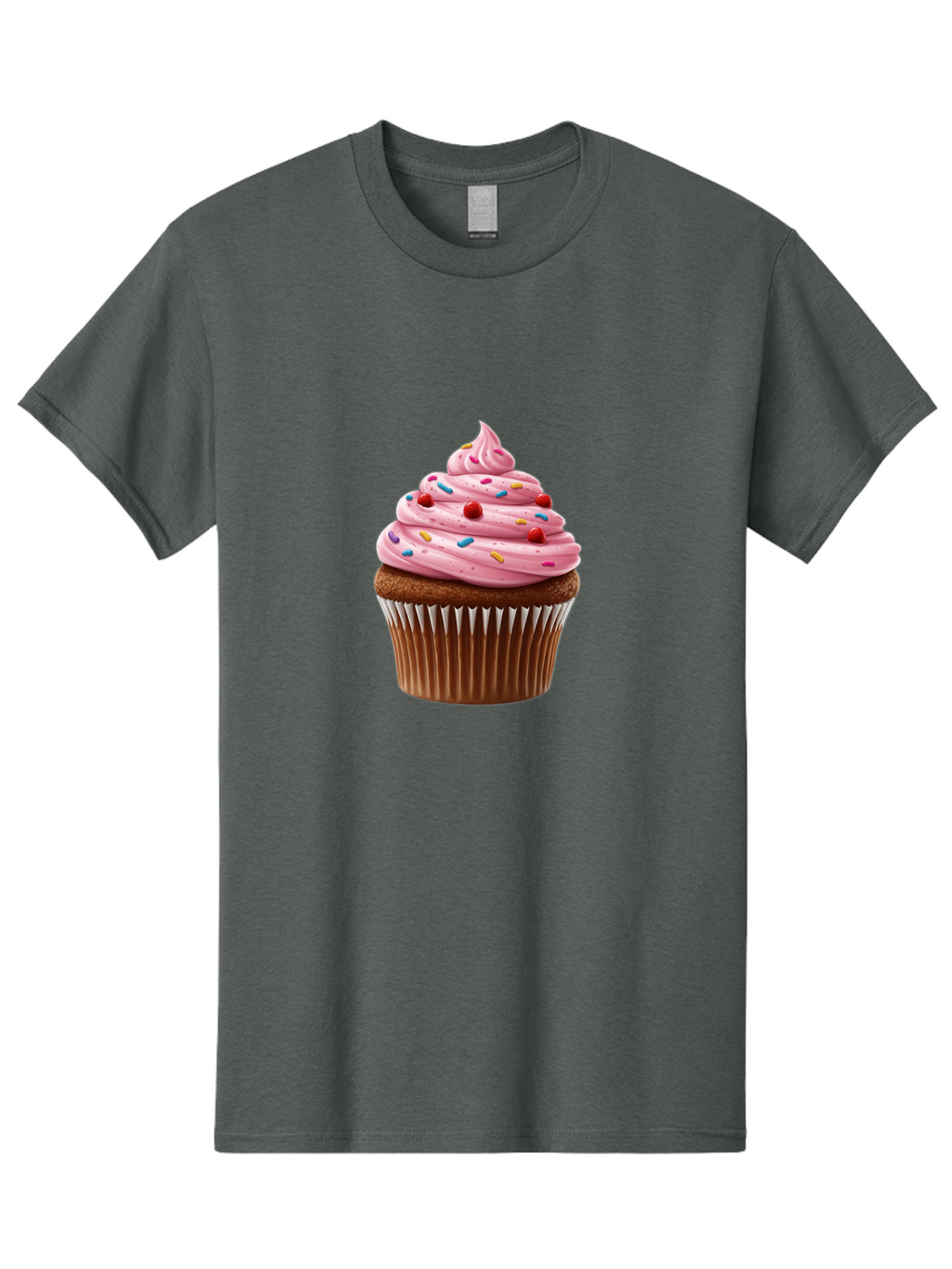 Cupcake-With-Sprinkles Men'S Graphic Tee, 100% Cotton, Comfortable Casual Summer Wear, Machine Washable, Vintage Camera, Old Camera, Antique Camera, Black Camera, Classic Photography, Photography Equipment, Nostalgic Device, Film Camera, Bam197