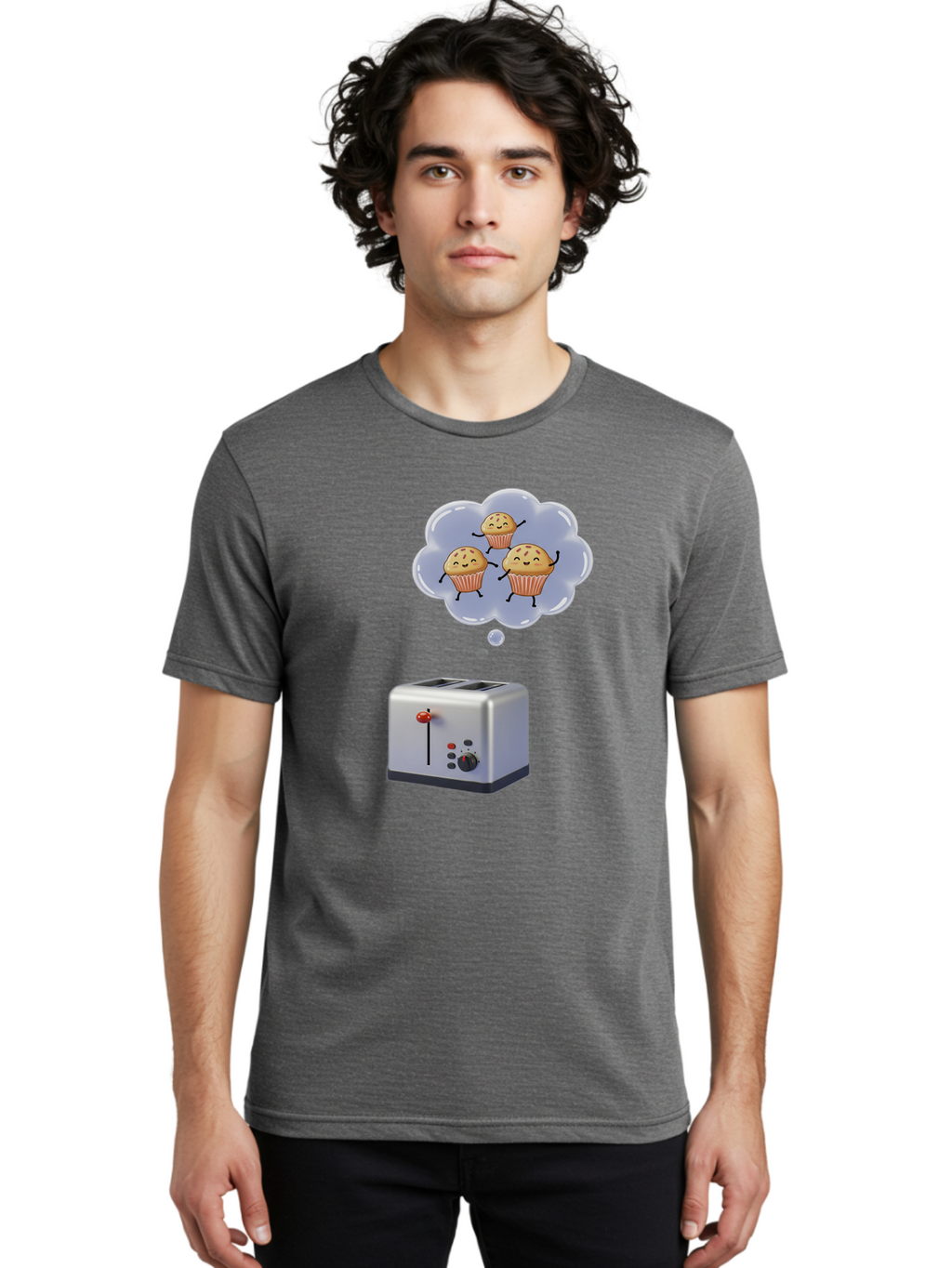 Cupcakes-Toaster Men'S Graphic Tee, 100% Cotton, Comfortable Casual Summer Wear, Machine Washable, Vintage Camera, Old Camera, Antique Camera, Black Camera, Classic Photography, Photography Equipment, Nostalgic Device, Film Camera, Camera Art Bam199